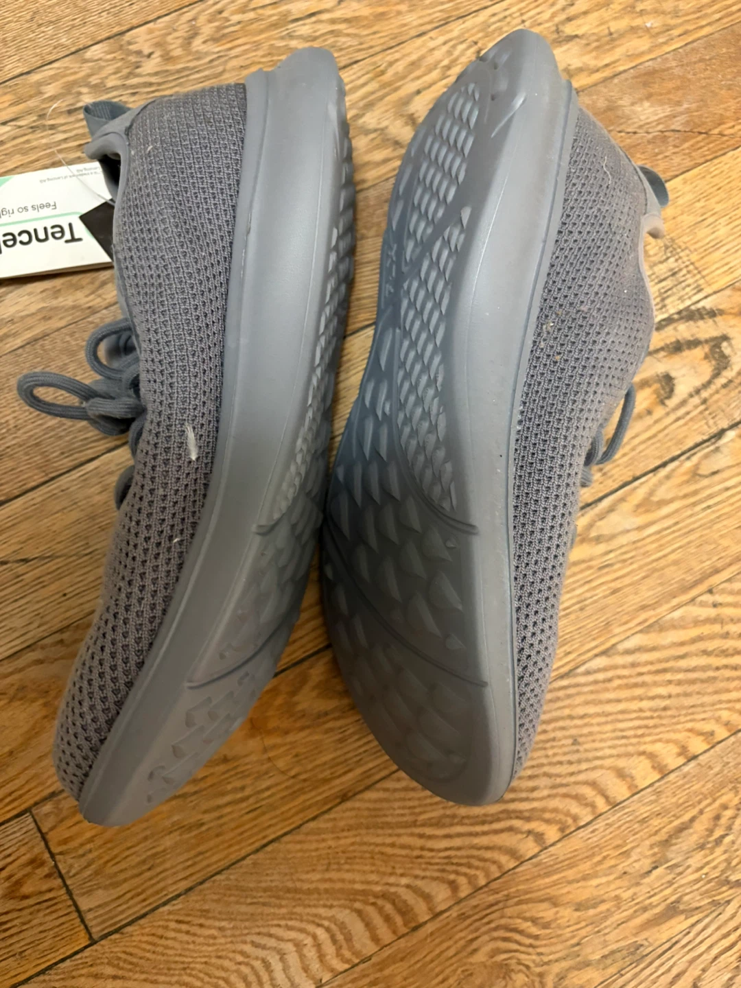 Grey Tencel Sneakers - photo 3