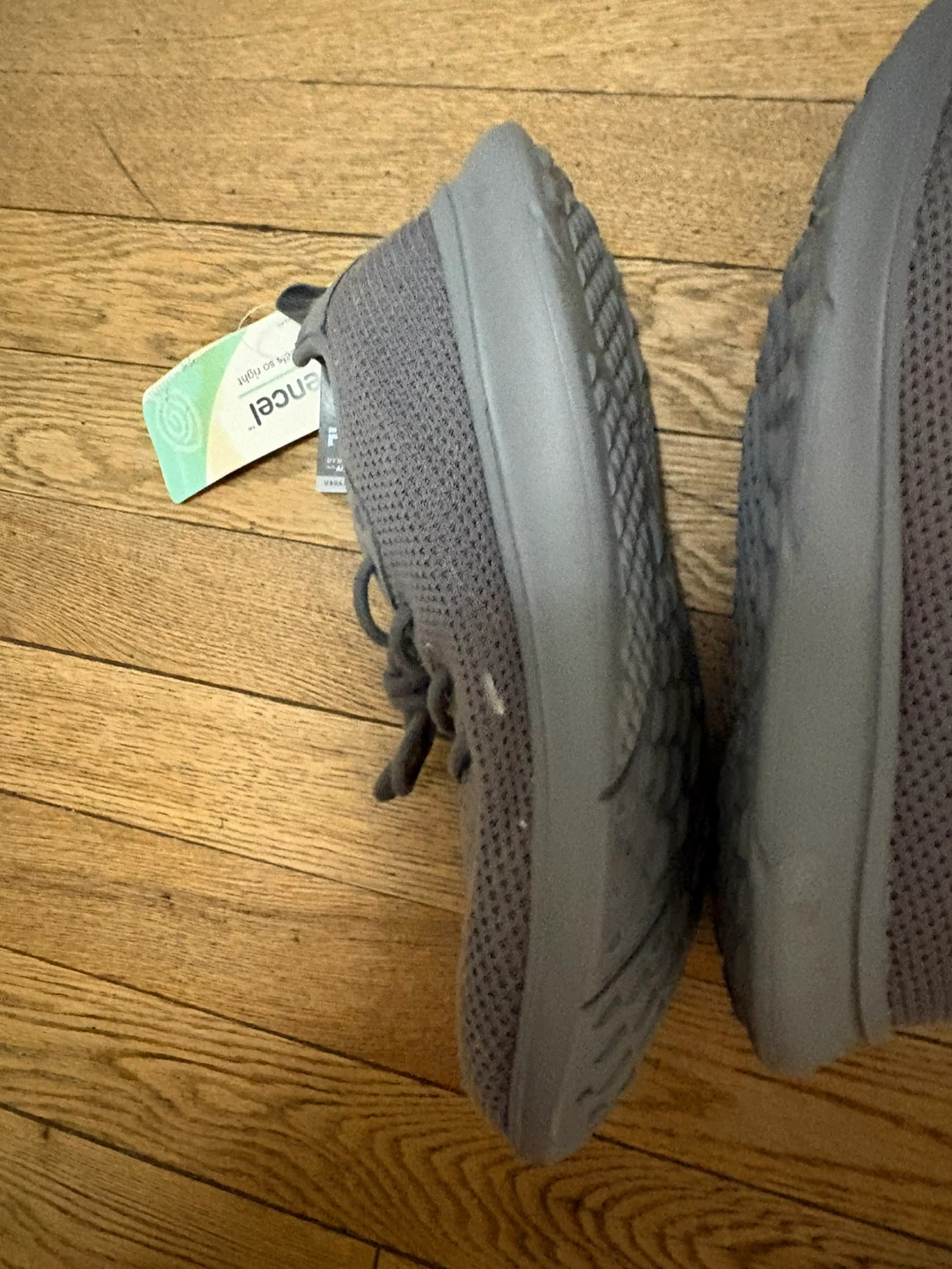 Grey Tencel Sneakers - photo 4