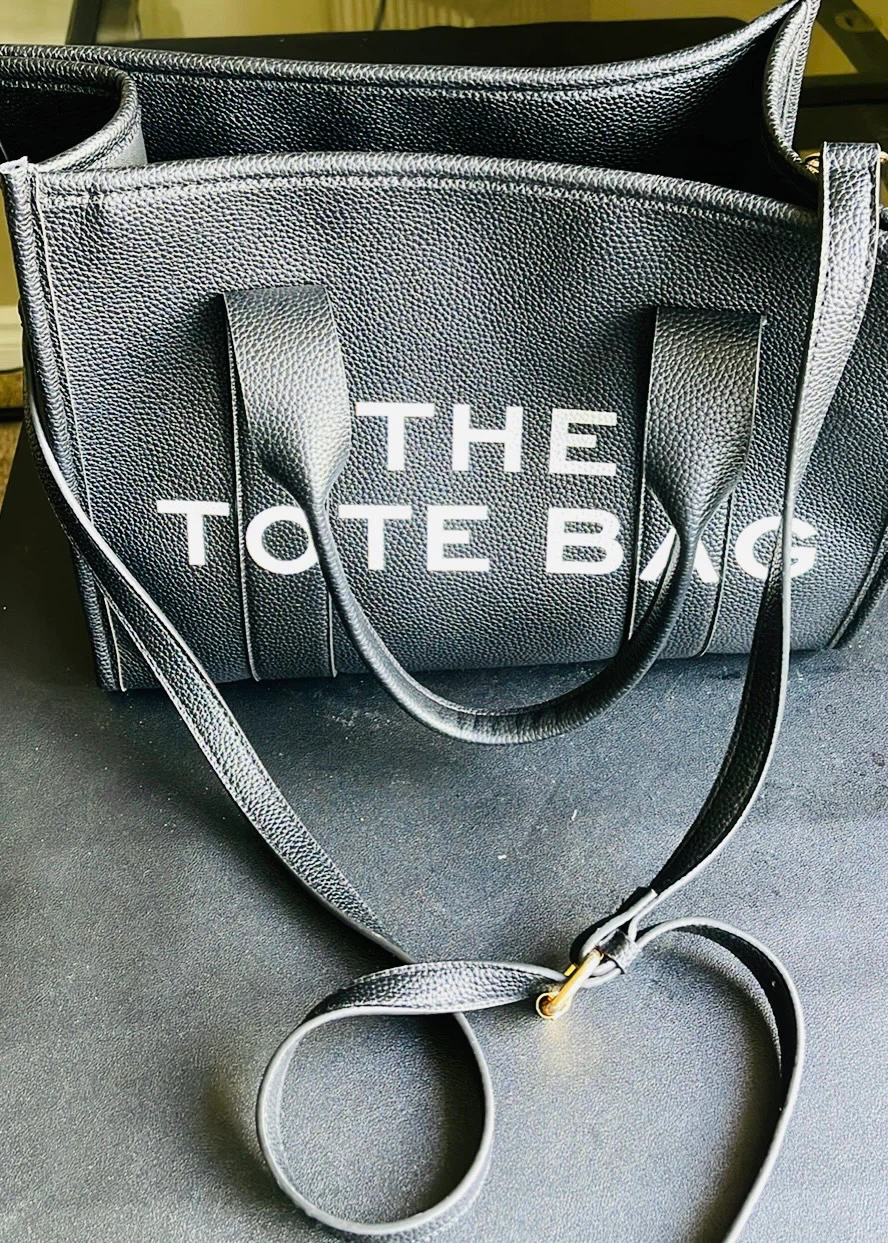Black Leather "The Tote Bag" Handbag - photo 2