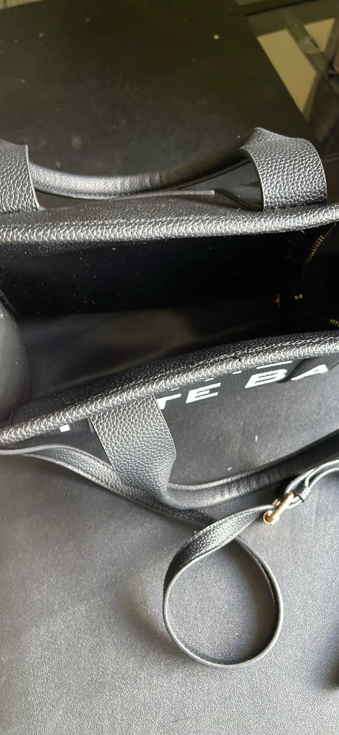 Black Leather "The Tote Bag" Handbag - photo 3