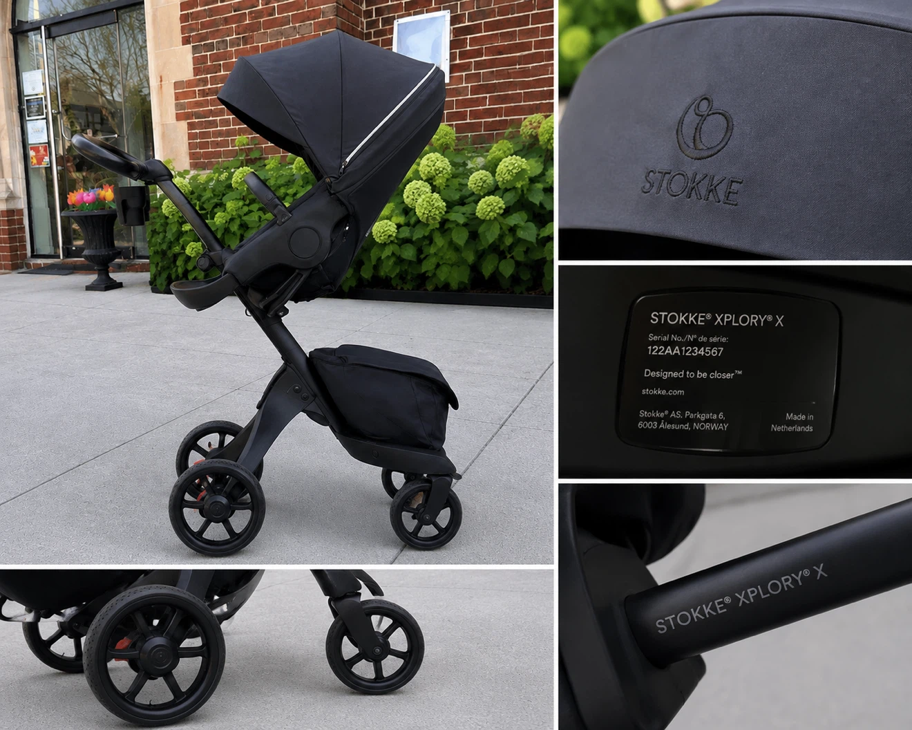 STOKKE Stroller Xplory X Deep Black + all the attachments - photo 3