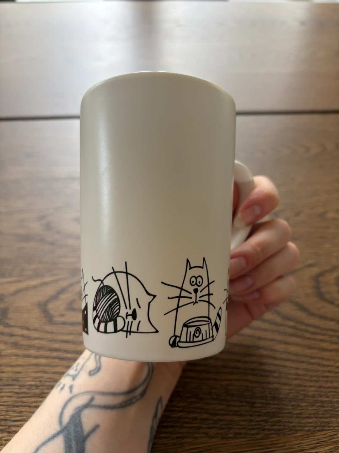 White cat mug - photo 2