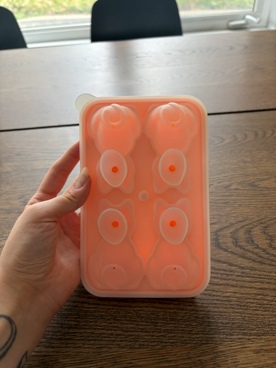 Silicone Ice Cube Tray - Cat Shape - photo 2