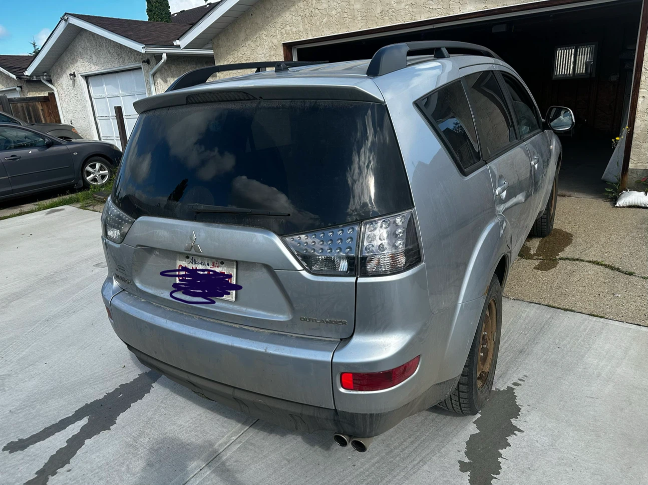 Silver Mitsubishi Outlander 2008 V6 - photo 3