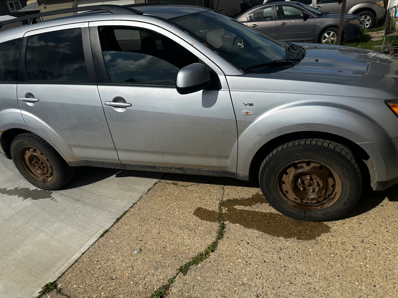 Silver Mitsubishi Outlander 2008 V6 - photo 4