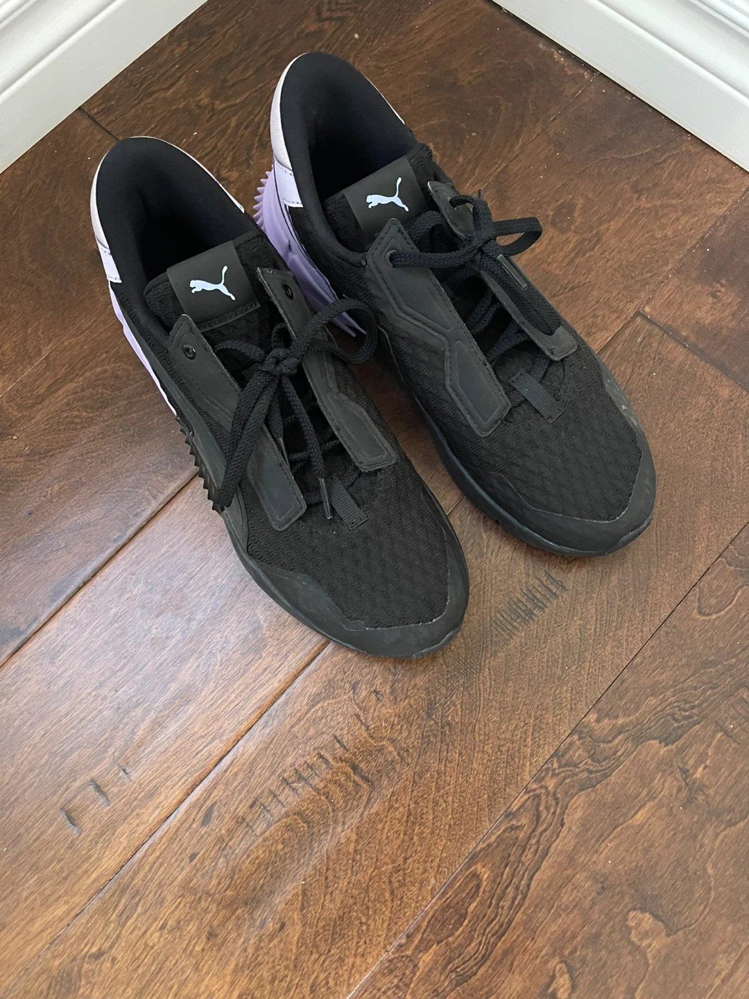Puma Black & Lavender Training Shoes - photo 3