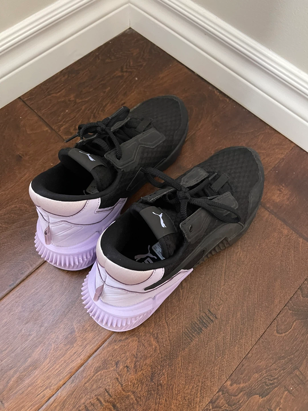 Puma Black & Lavender Training Shoes - photo 4