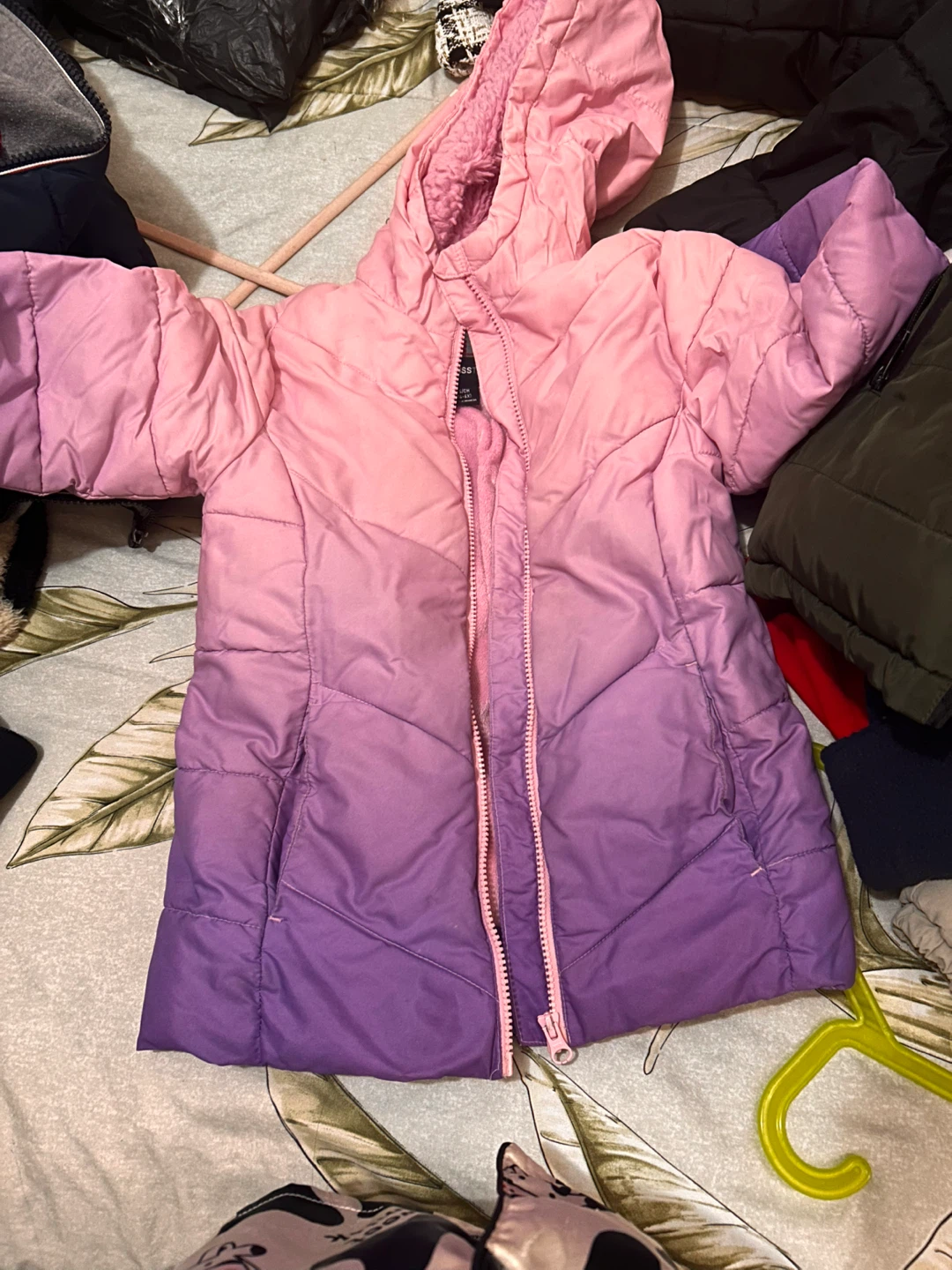 Girls Pink Unicorn "Party" Raincoat - photo 2