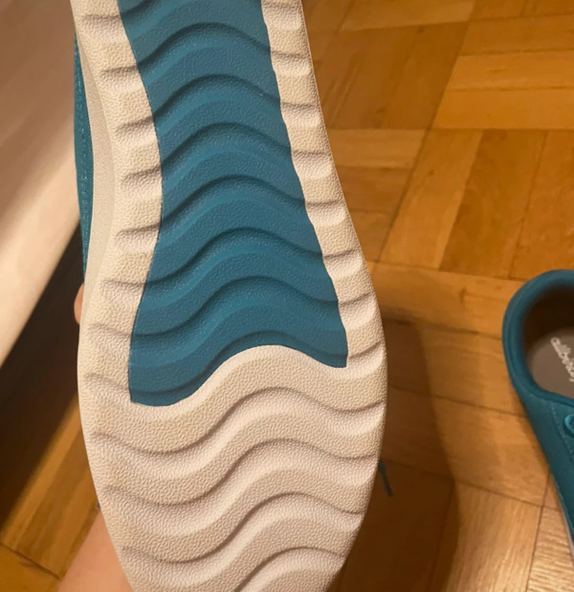 Allbirds Teal Canvas Lace-Up Sneakers - photo 4