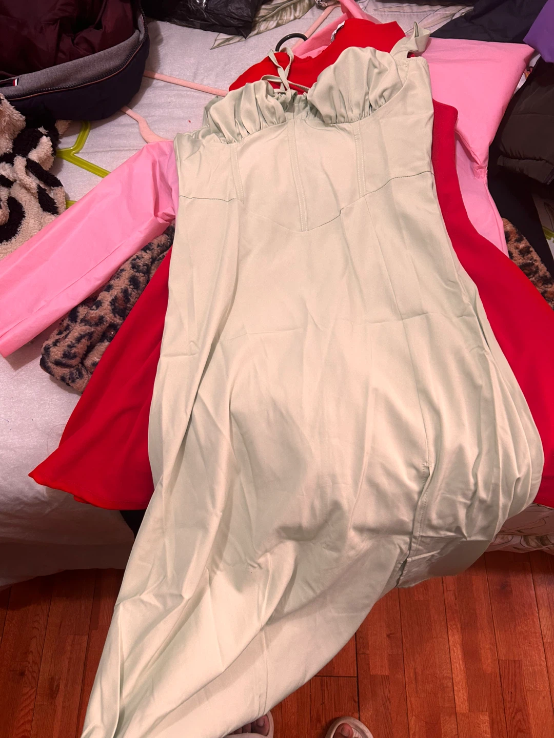 Light Green Corset Dress
