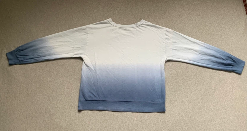 Ladies Blue Ombre Long Sleeve Sweater - Size Large - photo 2