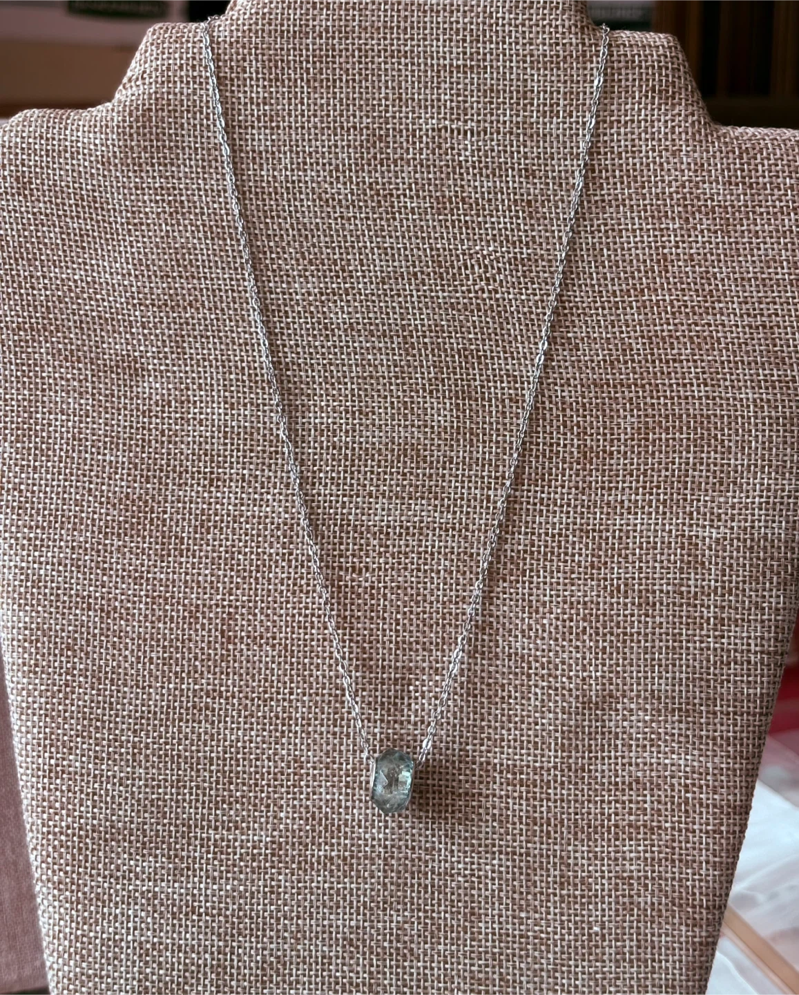 Blue accent Pendant Necklace, new - photo 2