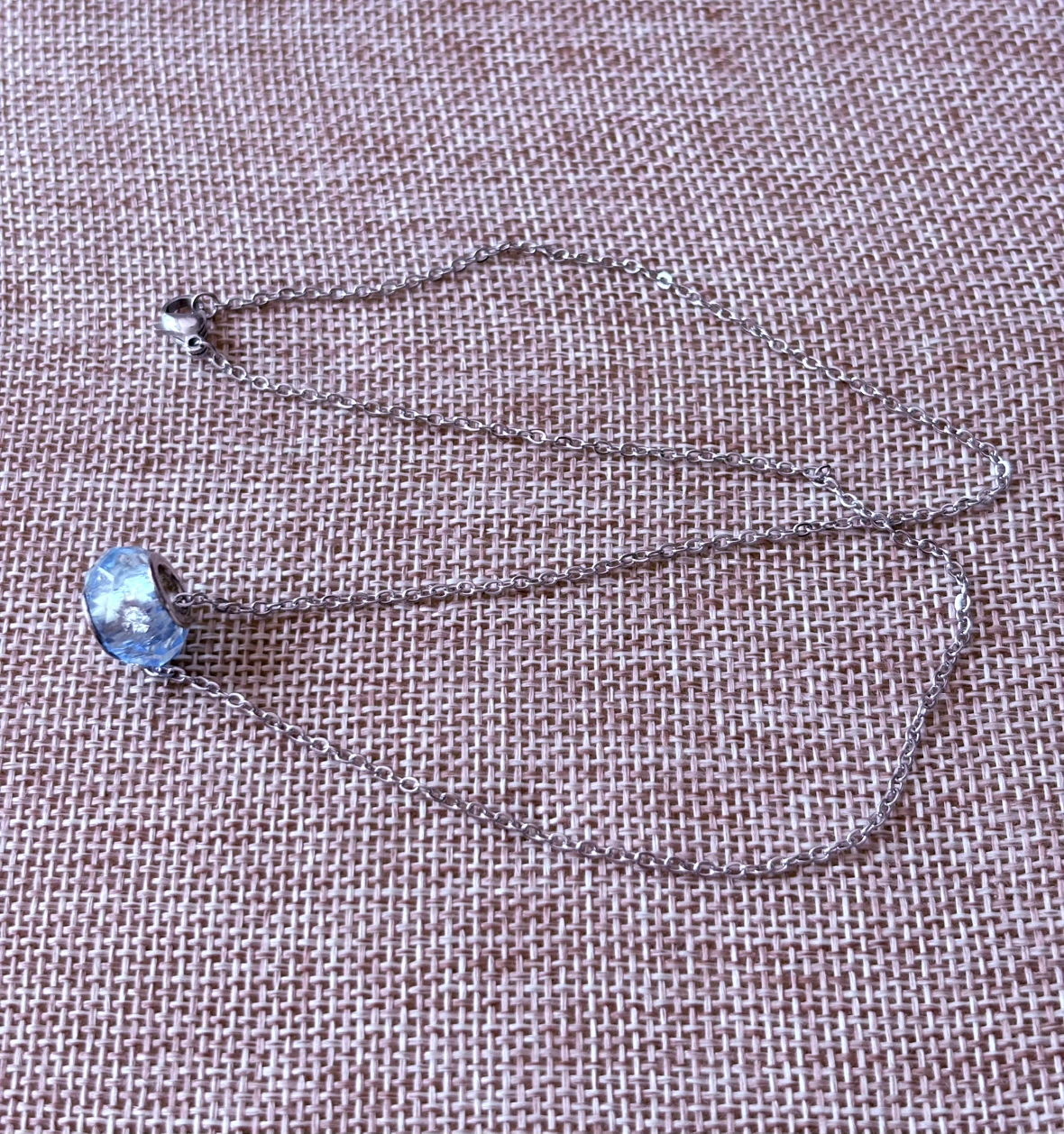 Blue accent Pendant Necklace, new - photo 3