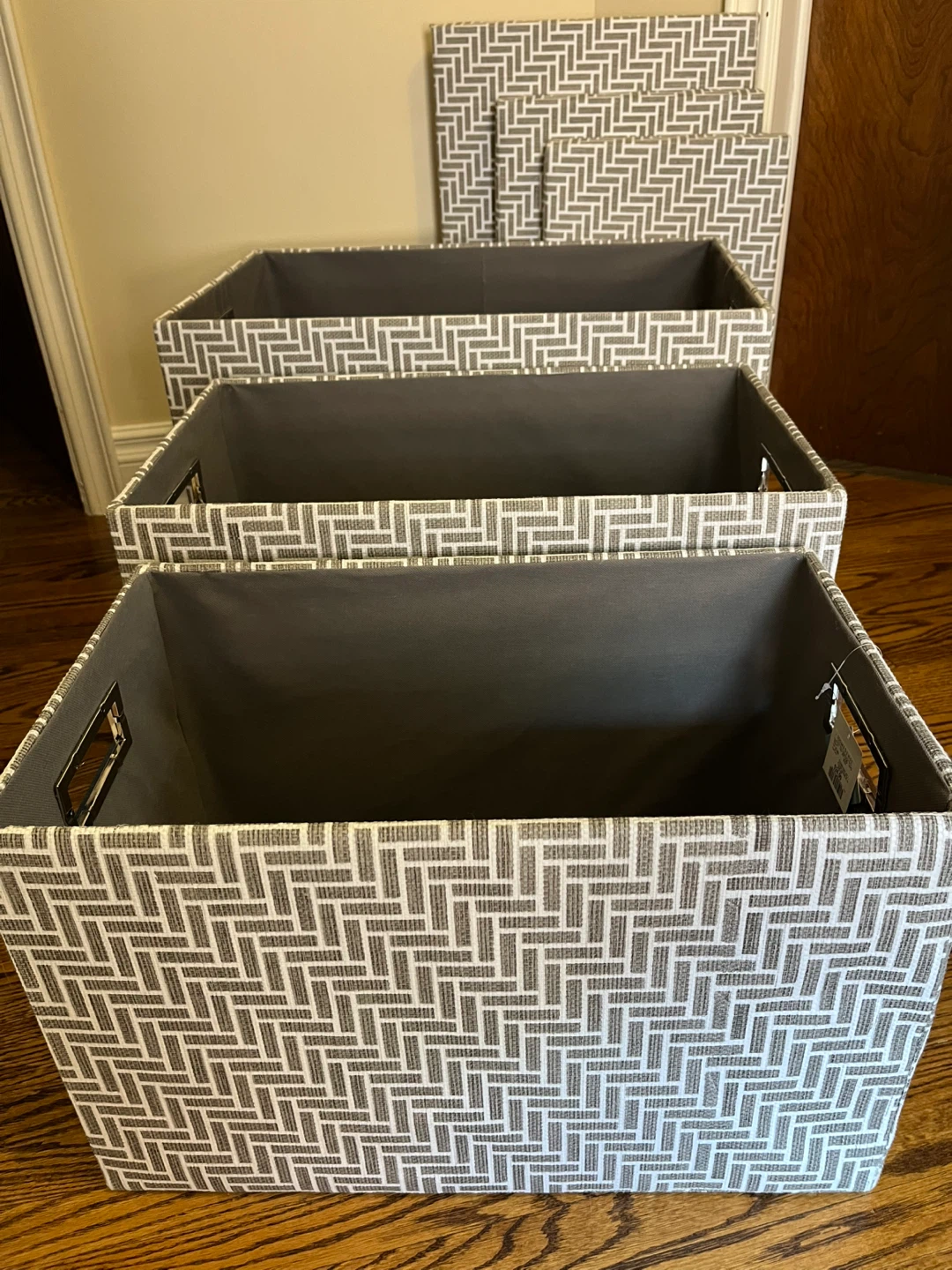 Set of 3 Storage Box with Lids - photo 2