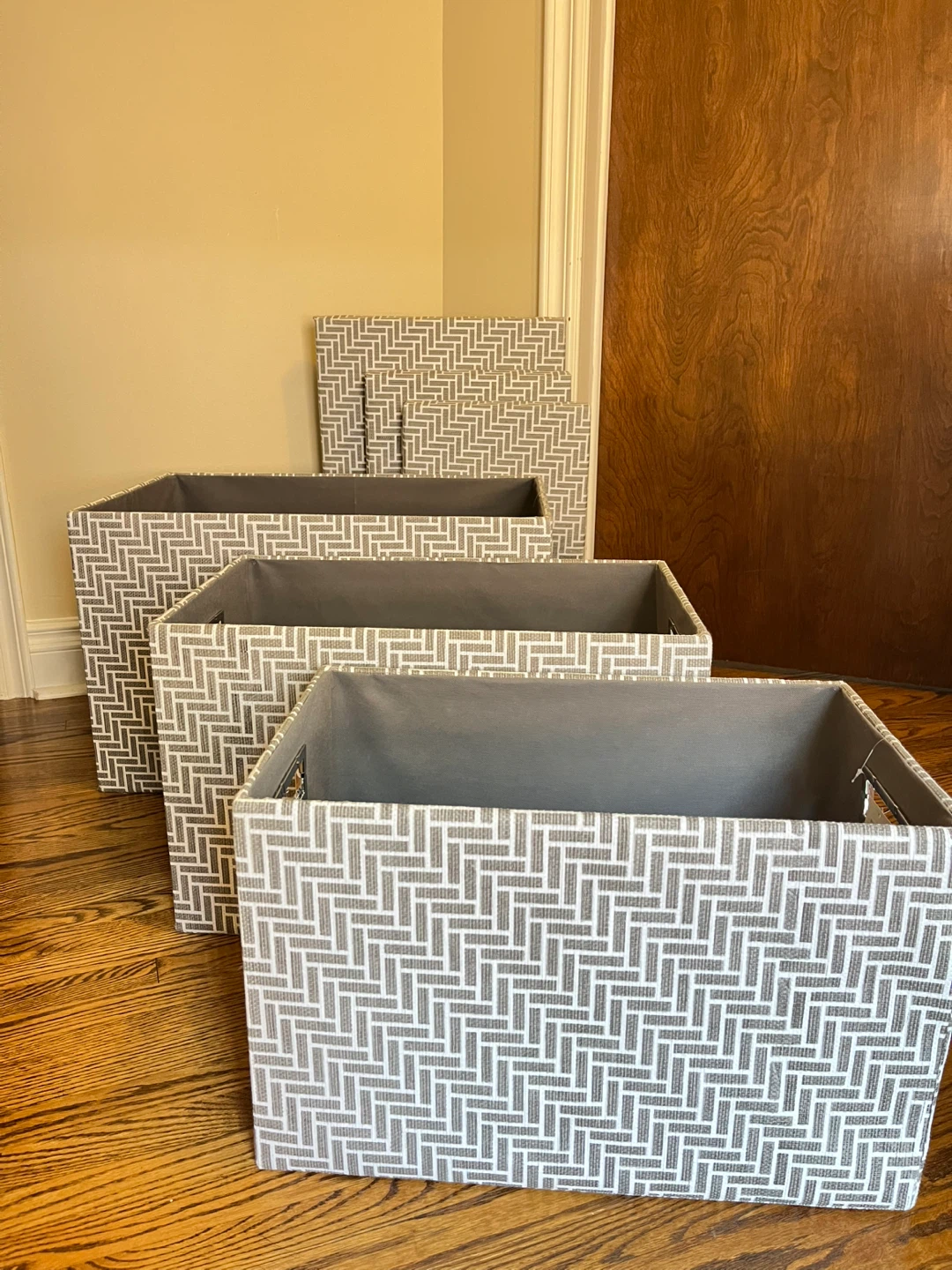 Set of 3 Storage Box with Lids - photo 3