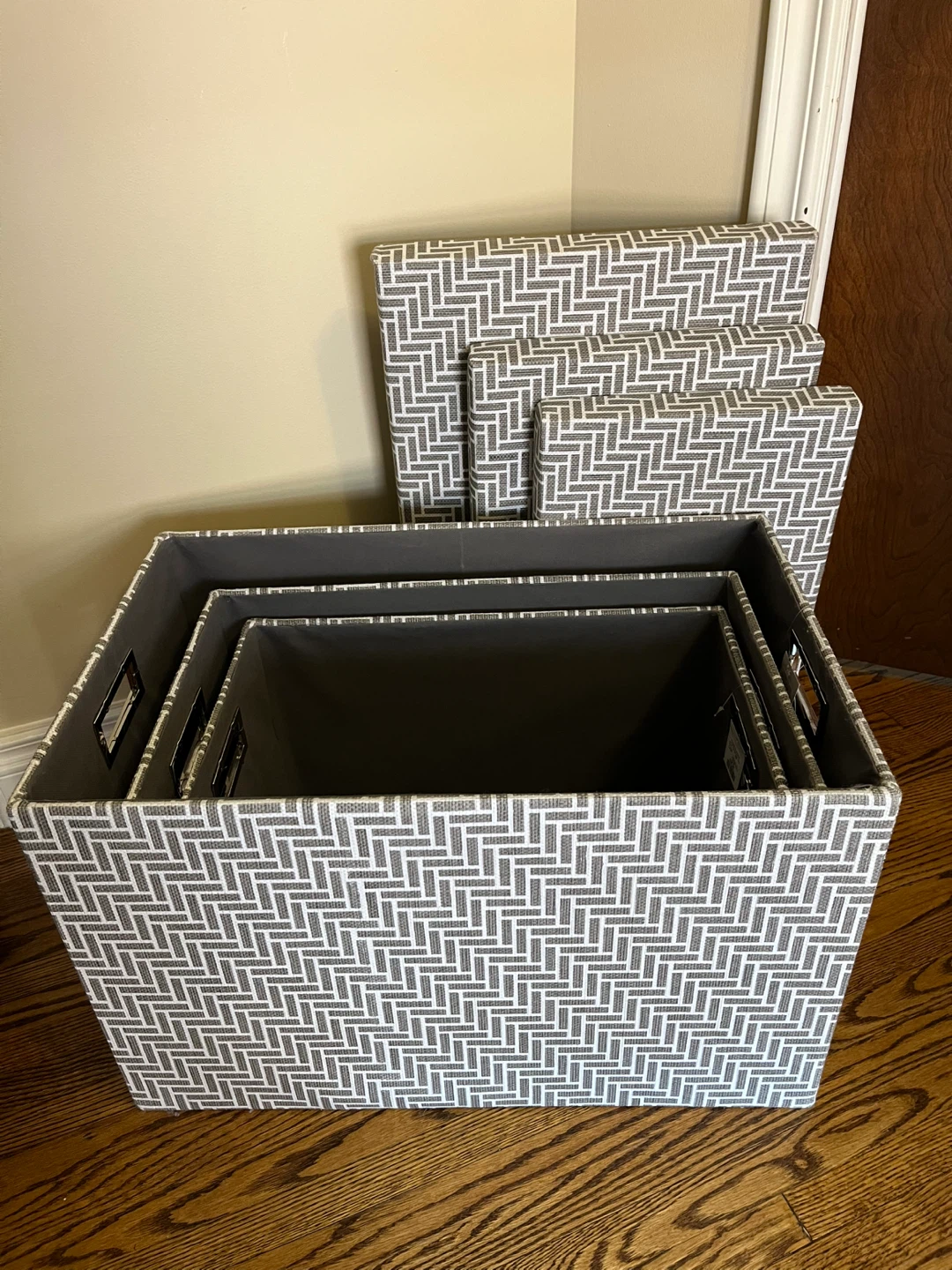 Set of 3 Storage Box with Lids - photo 4