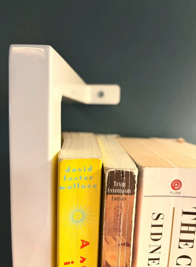 CB2 72.5 White Bookcase - photo 3