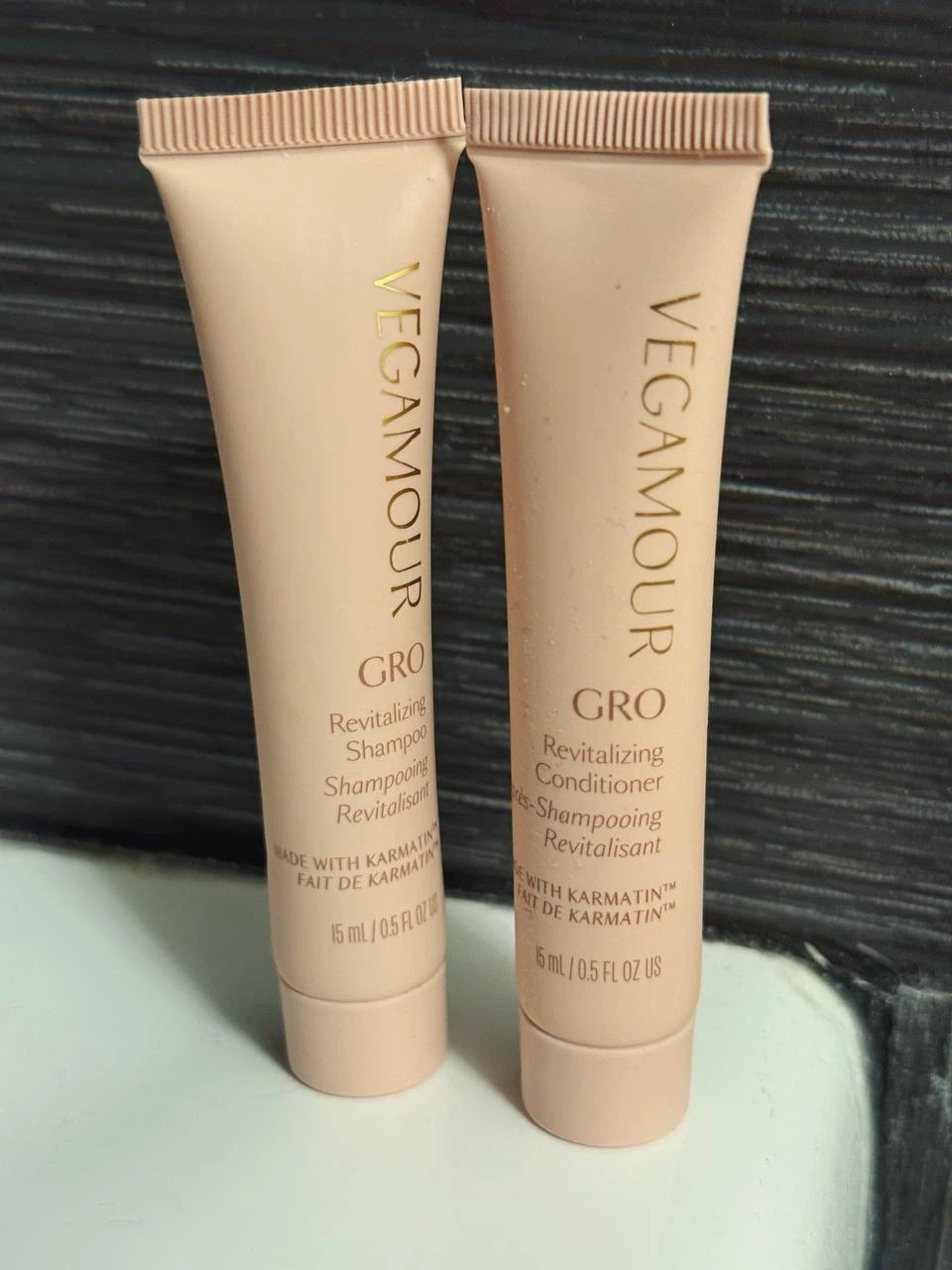 VEGAMOUR GRO Mini Shampoo & Conditioner Set