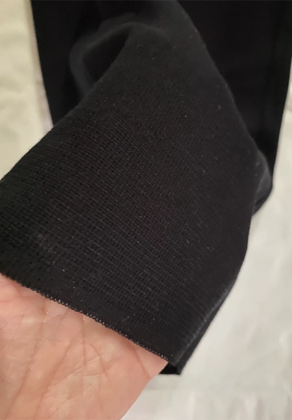 Faisenne Wide Leg Black Trousers, Size 1X - photo 2
