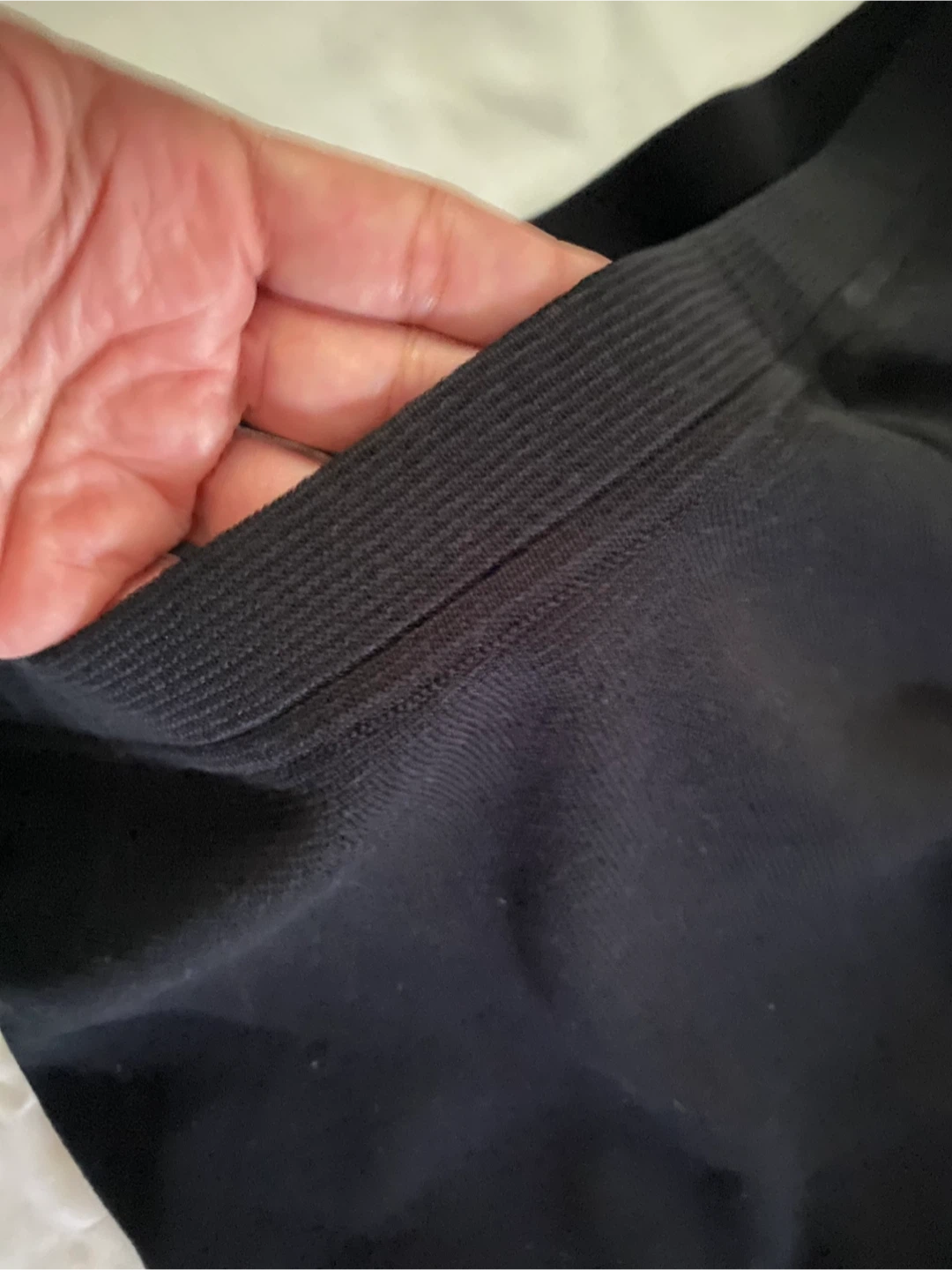 Faisenne Wide Leg Black Trousers, Size 1X - photo 5