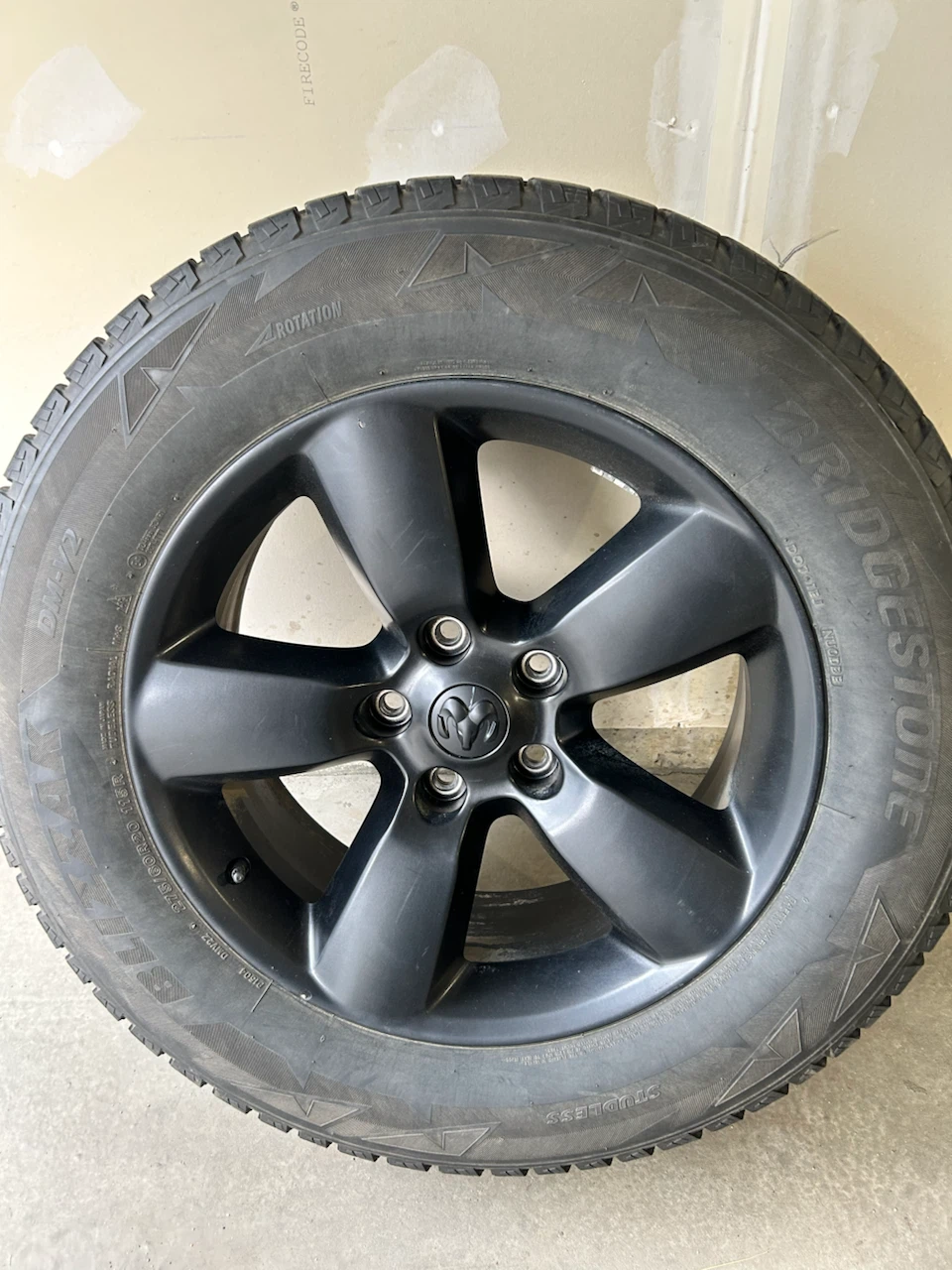 Ram 1500 rims and winter tires