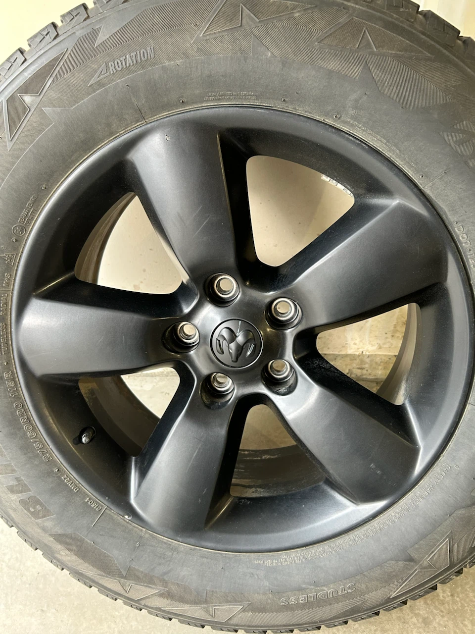 Ram 1500 rims and winter tires - photo 2