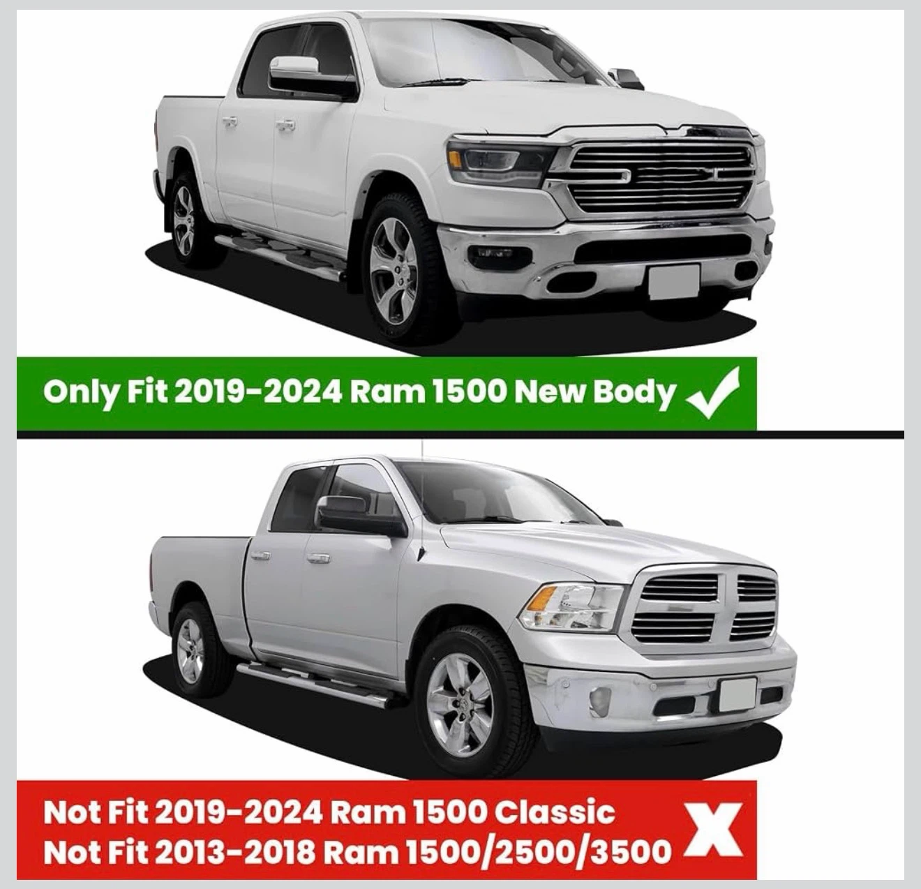 LASFIT Floor Mats for Ram 1500 2019-2024 Crew Cab - photo 3
