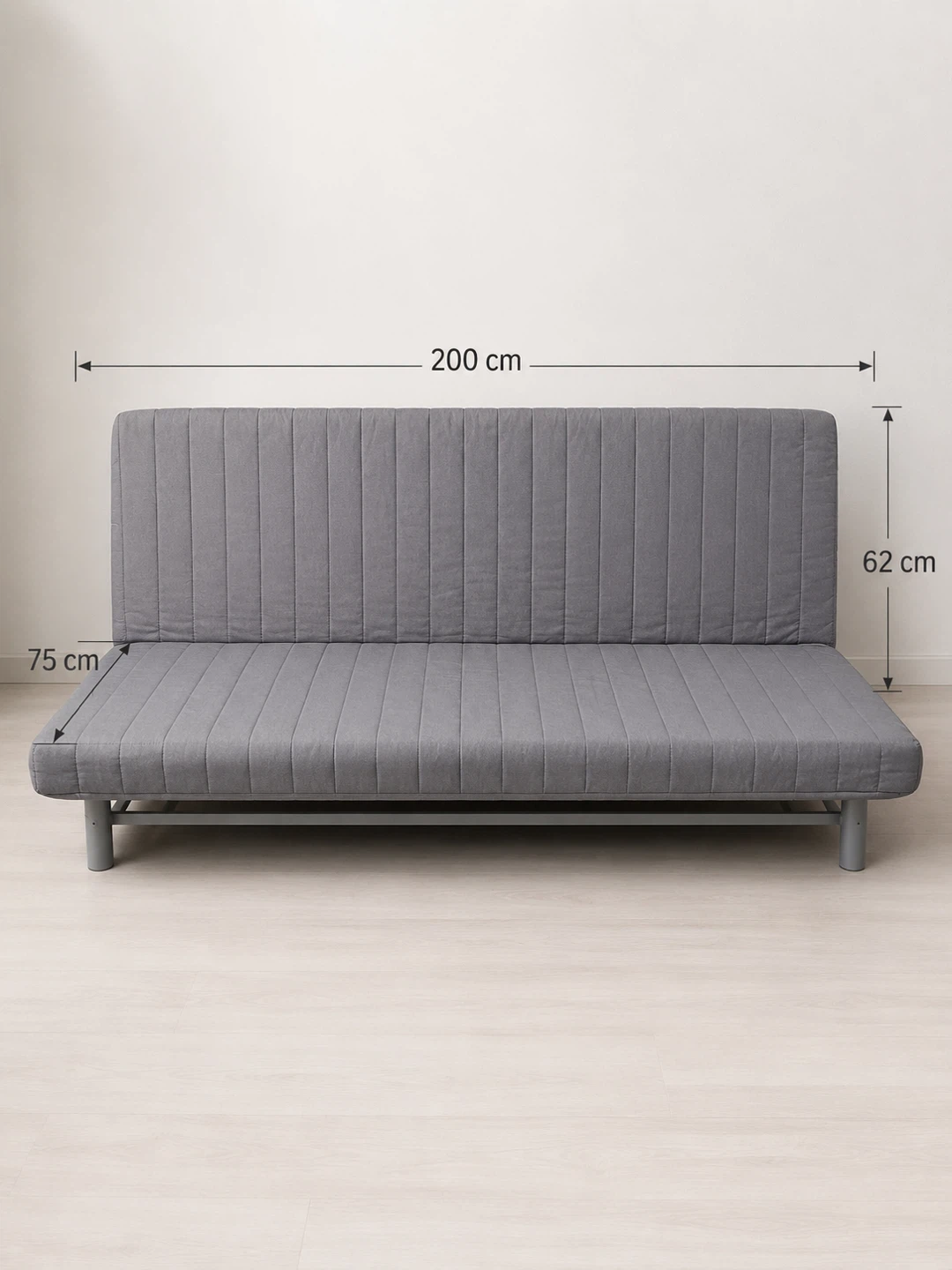 IKEA Grey Sofa Bed / Futon