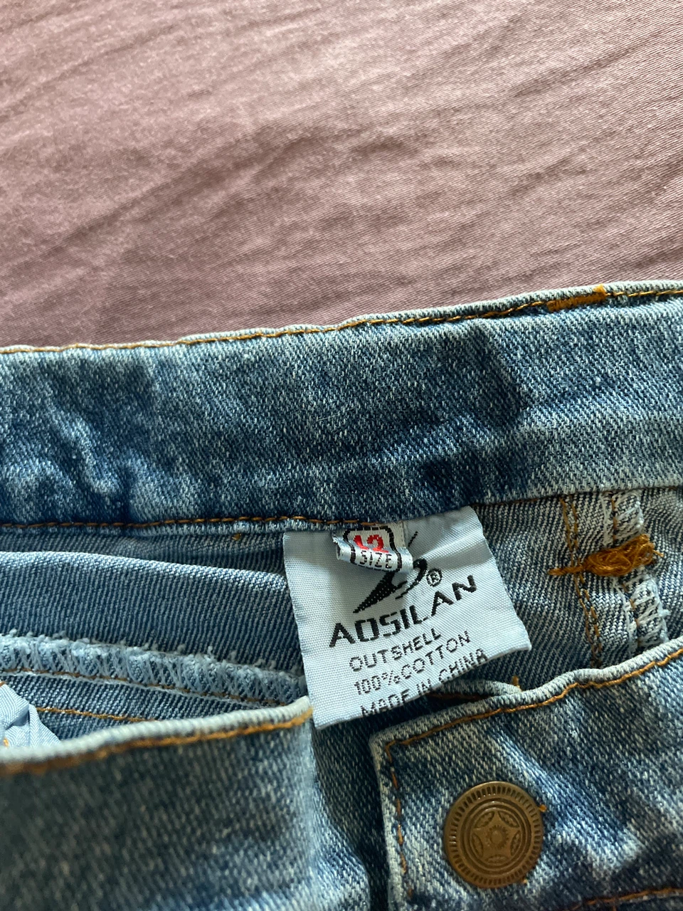 AOSILAN Denim Skirt Size 12 - photo 3