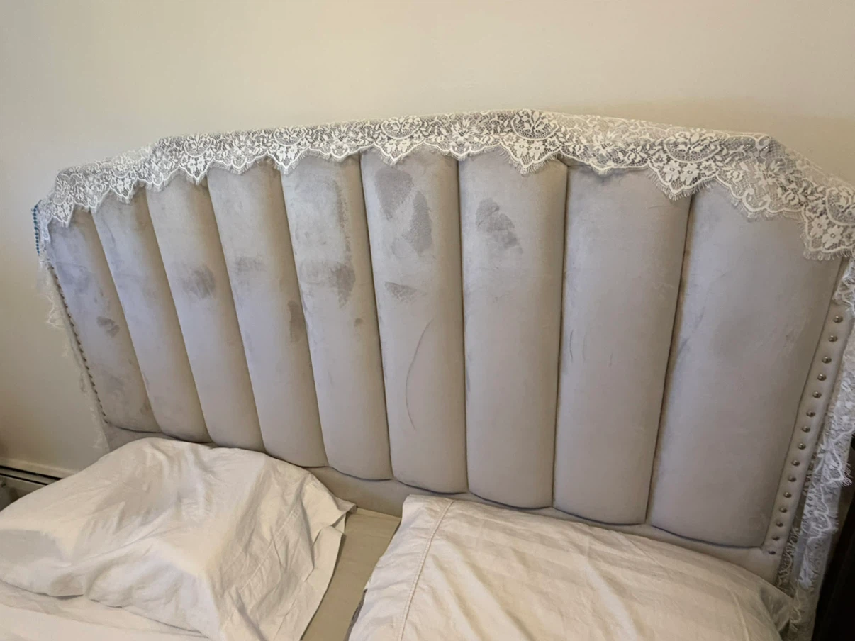 Upholstered Velvet Bed Frame - photo 3