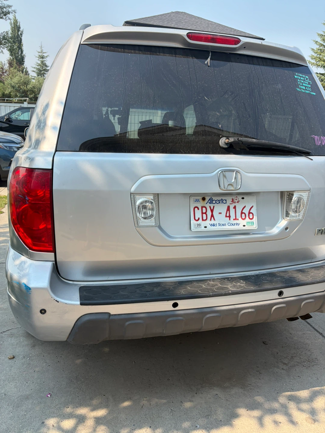 2005 Silver Honda Pilot SUV - photo 3