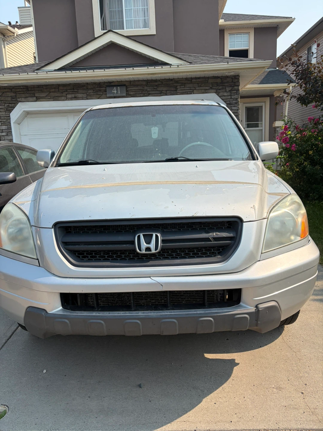 2005 Silver Honda Pilot SUV - photo 4