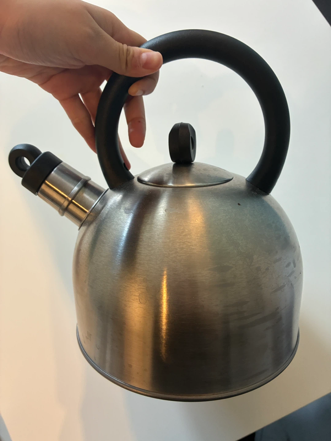 VATTENTÄT Kettle, Stainless Steel/Black, 2L