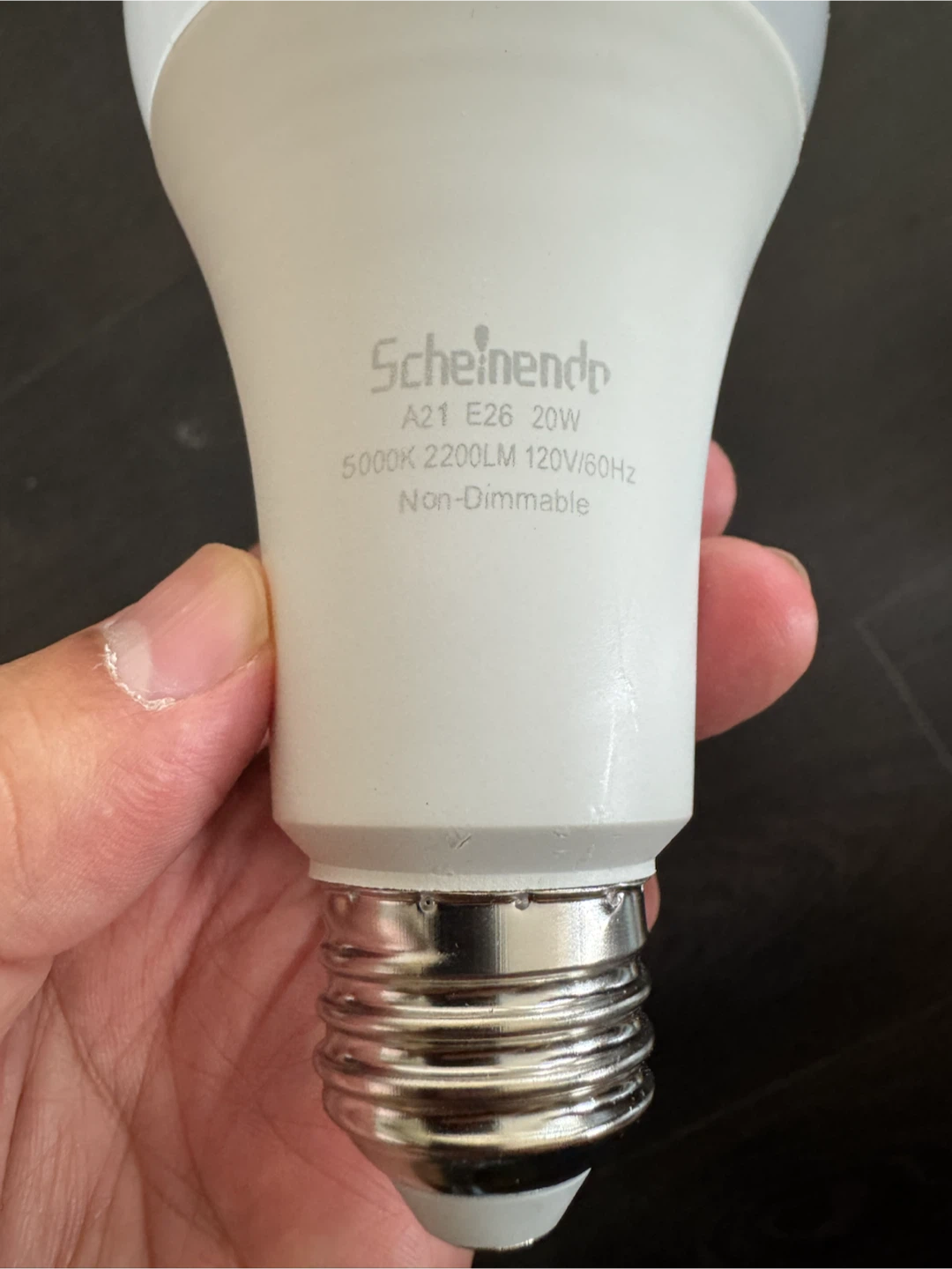 Scheinenp A21 LED Light Bulbs - 20W, 5000K, 4 Pack - photo 3