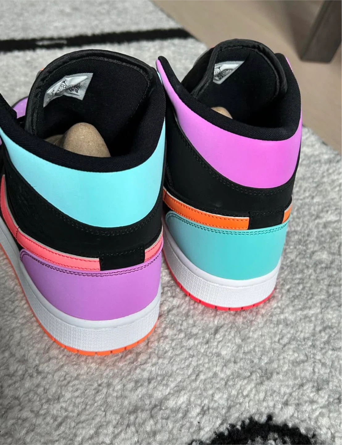 Air Jordan 1 Mid Multi-Color - Size US 9 Men - photo 4