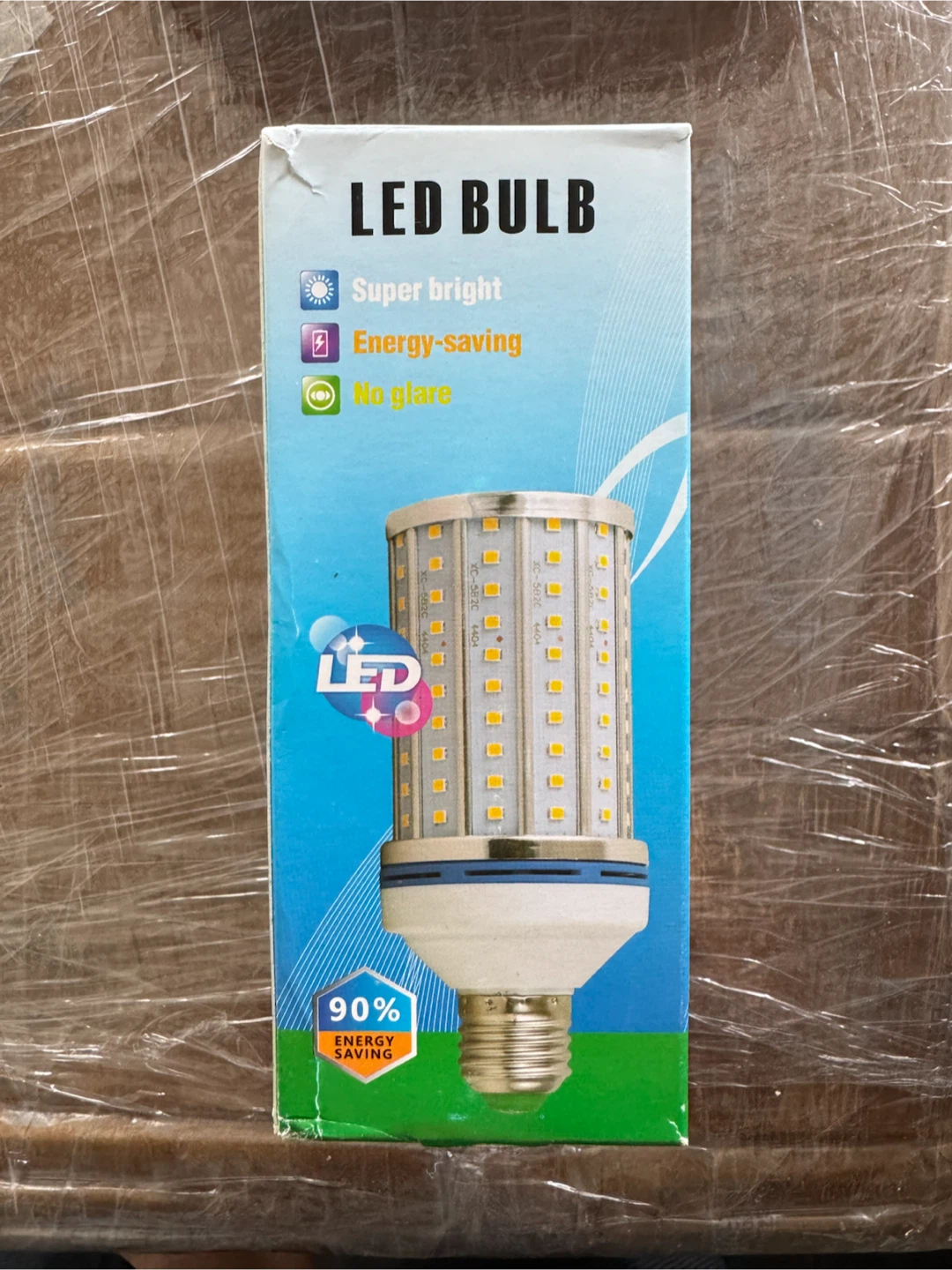 SMD LED Corn Bulb, White, 60 Lumen Watt, E26 Base