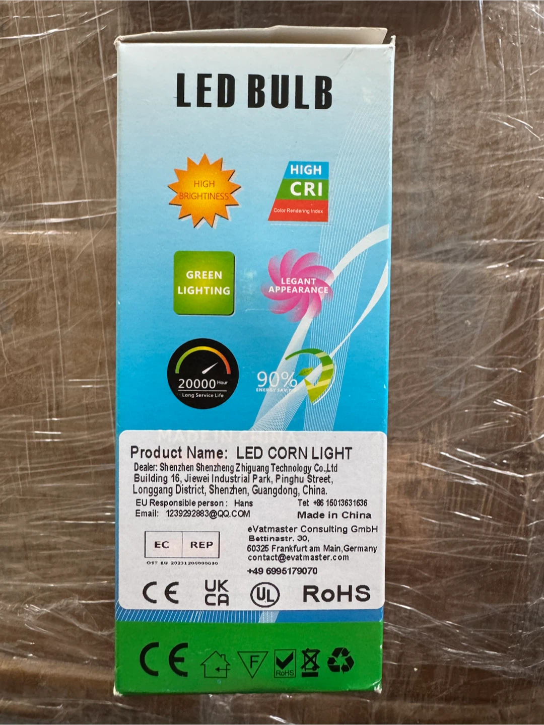 SMD LED Corn Bulb, White, 60 Lumen Watt, E26 Base - photo 2