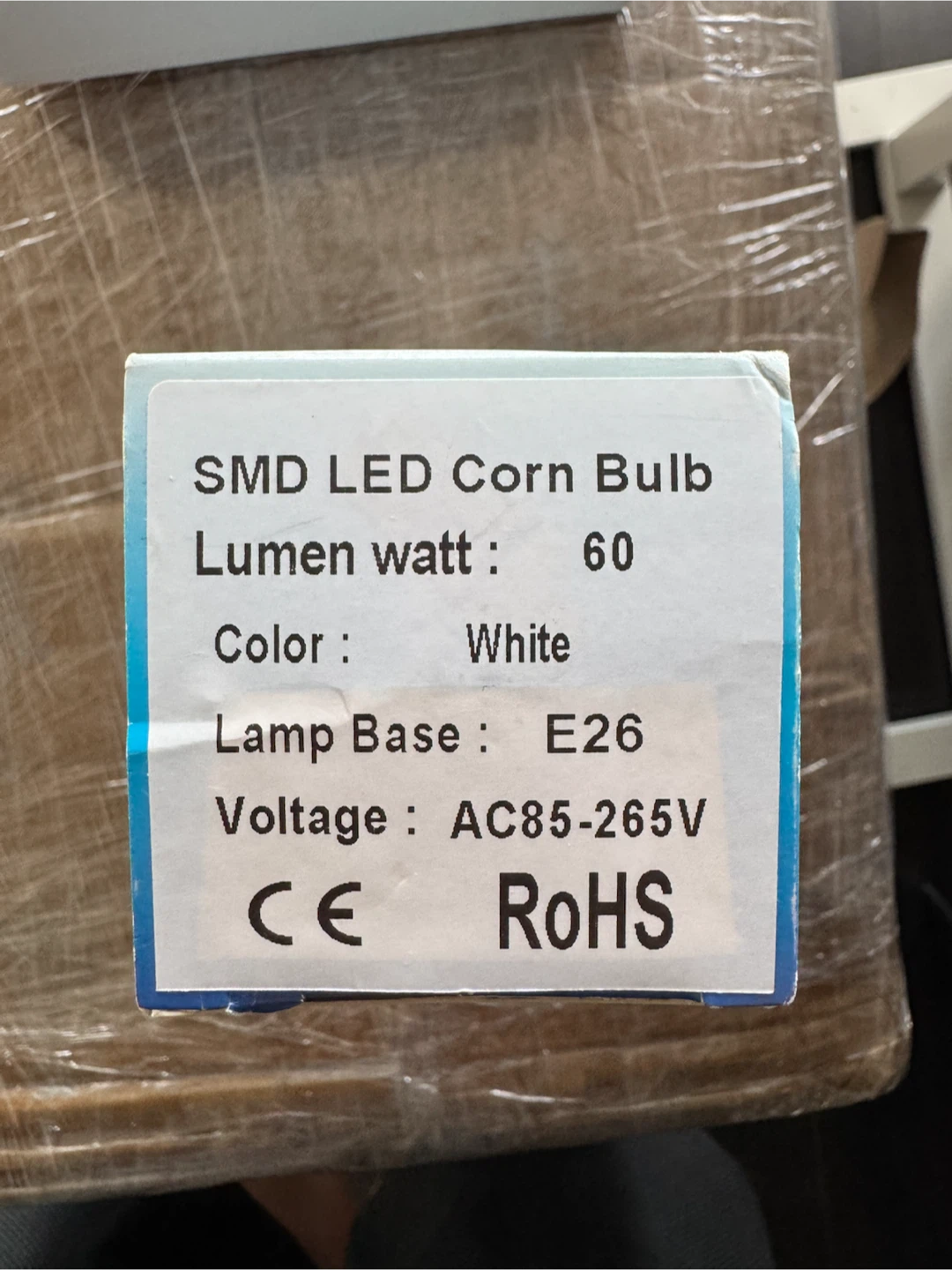 SMD LED Corn Bulb, White, 60 Lumen Watt, E26 Base - photo 3