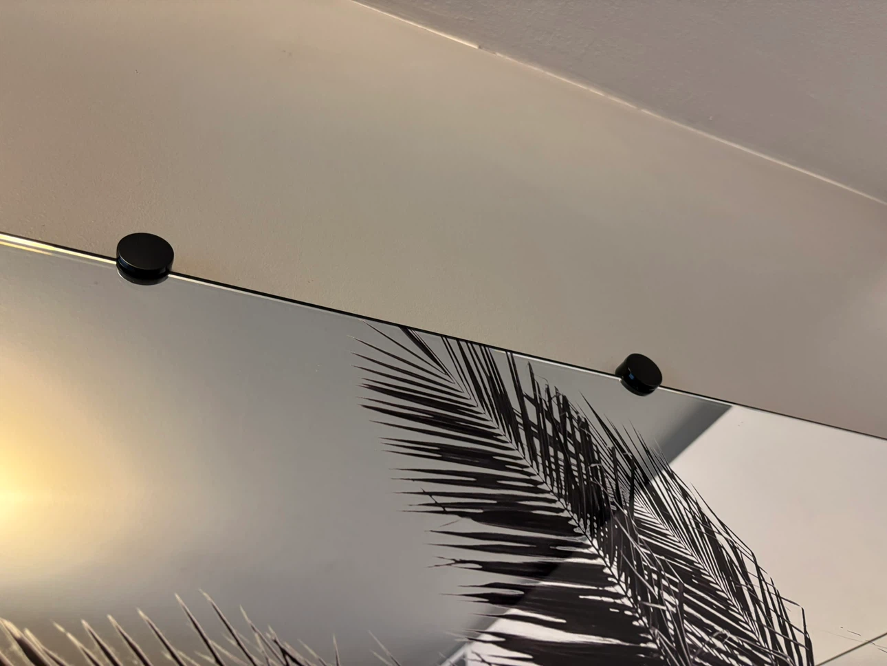 Decorative Wall Mirror with Palm Tree Print - photo 4