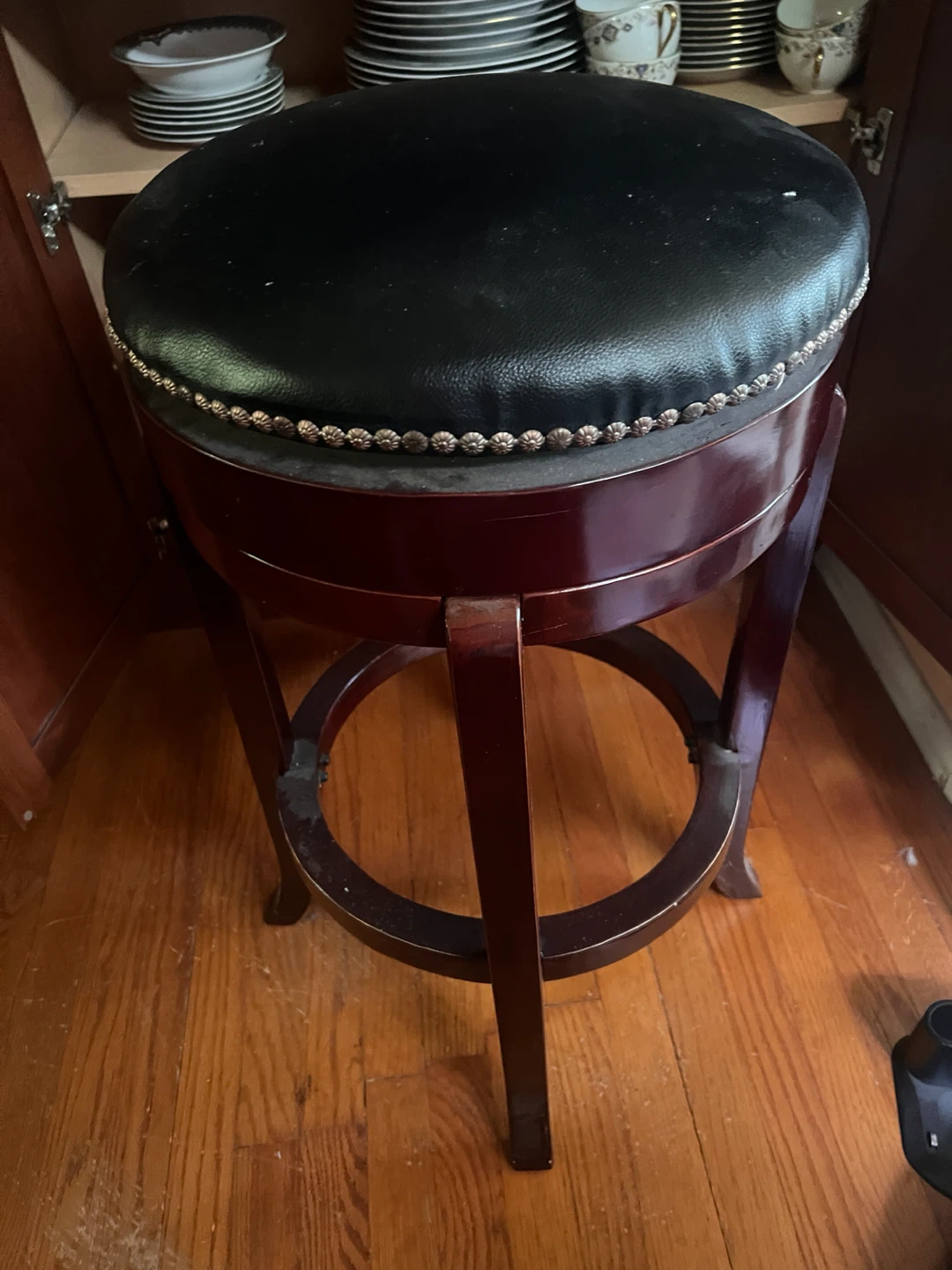 Five sturdy bar stools