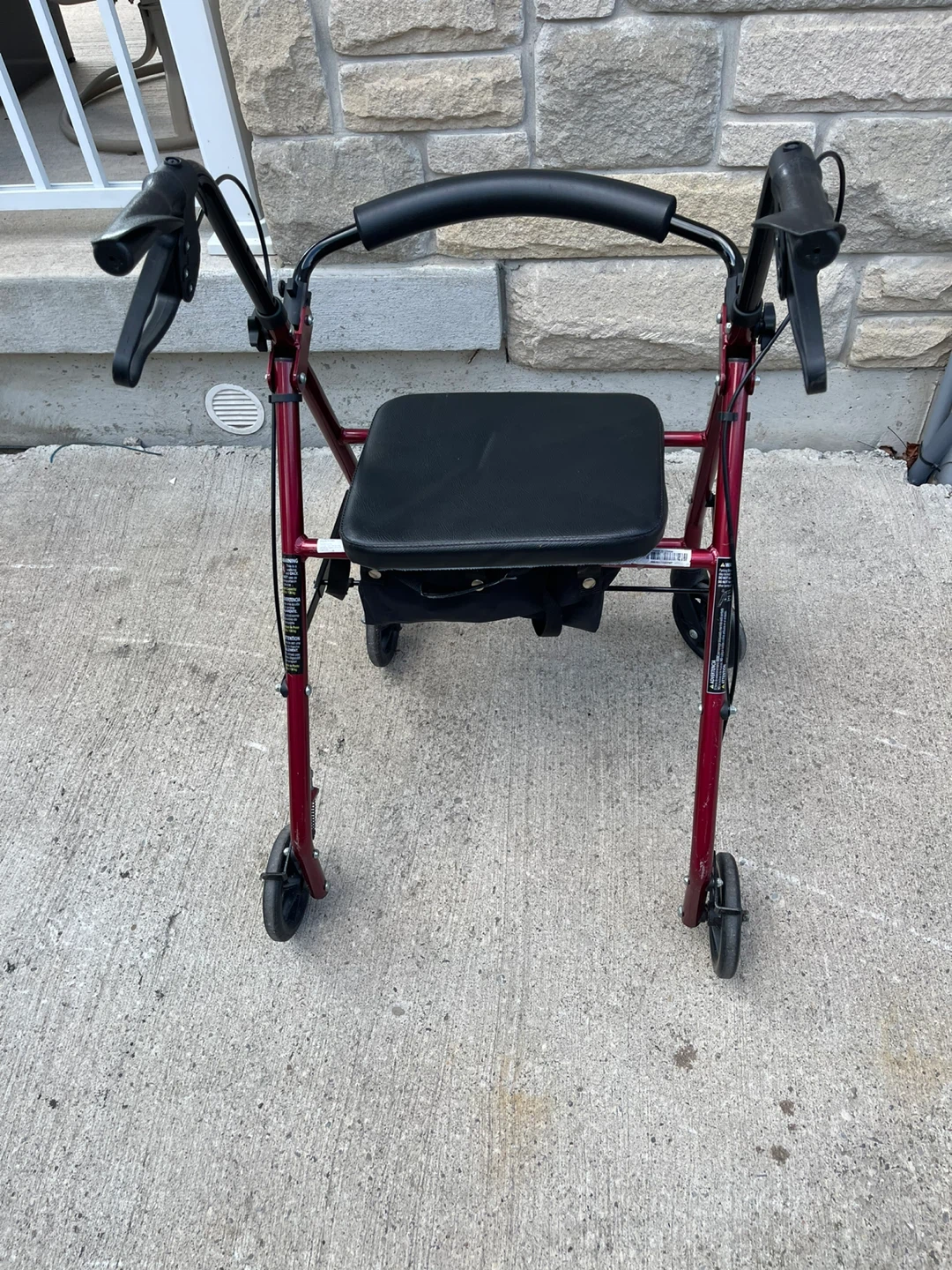 Red Walker with Seat