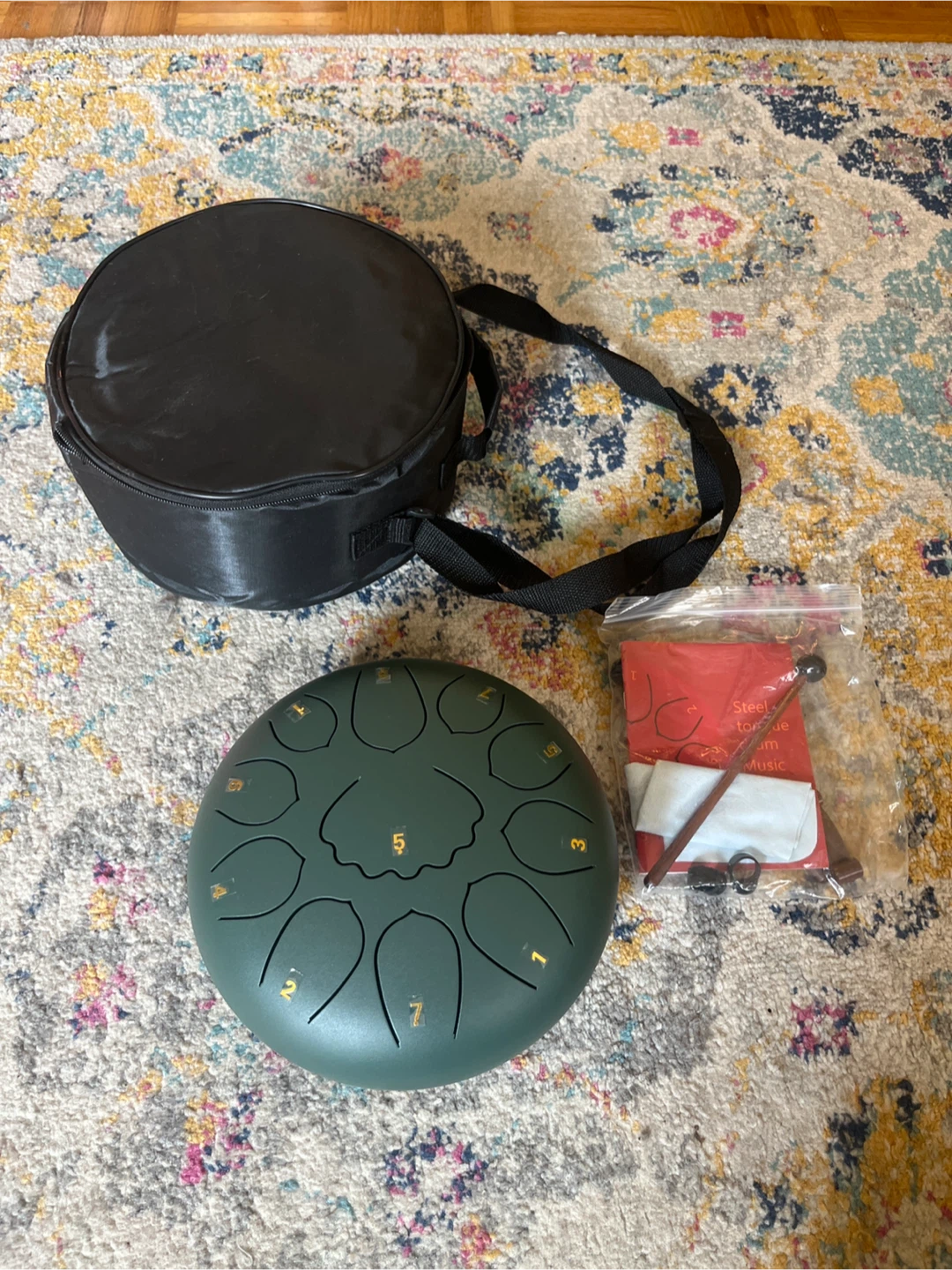 Steel tongue drum