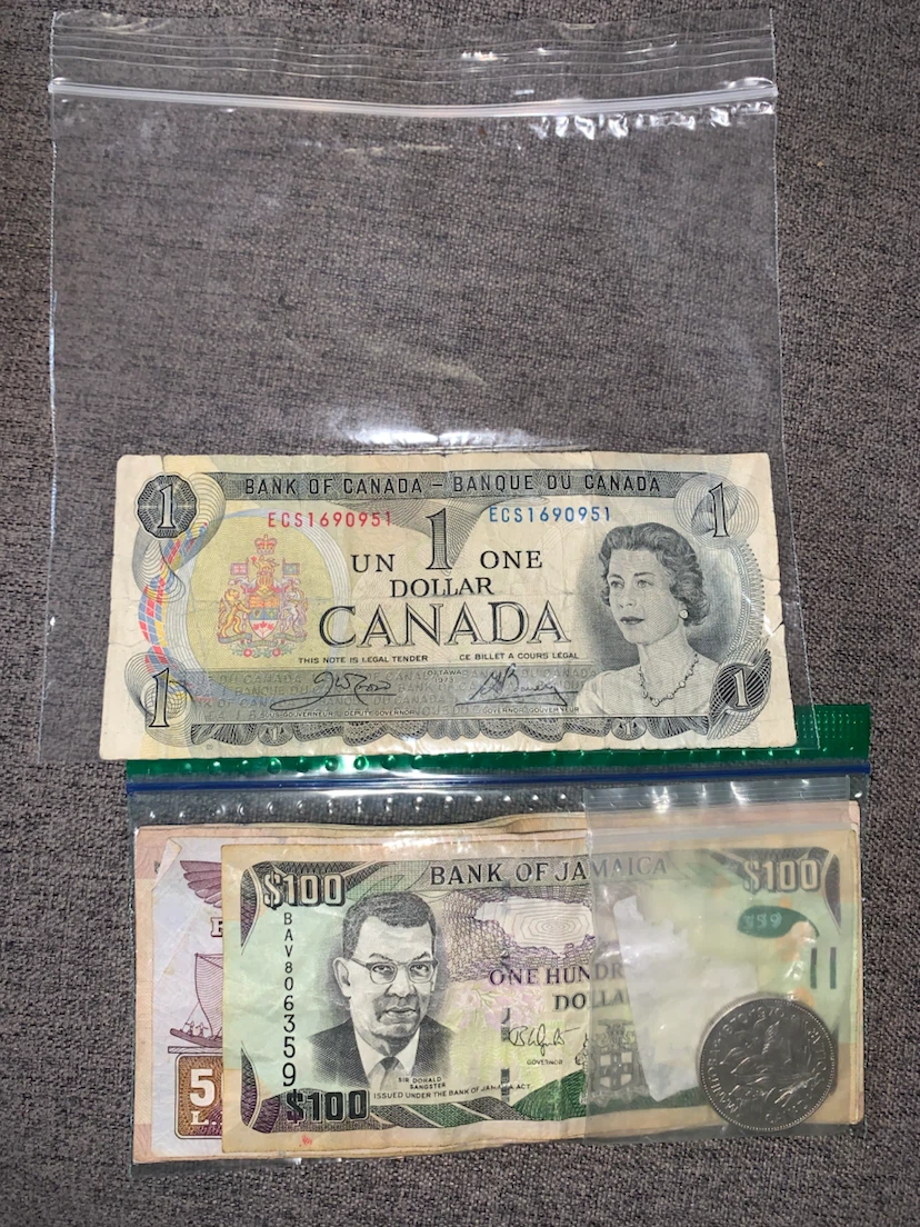 Banknotes + Canadian Coin