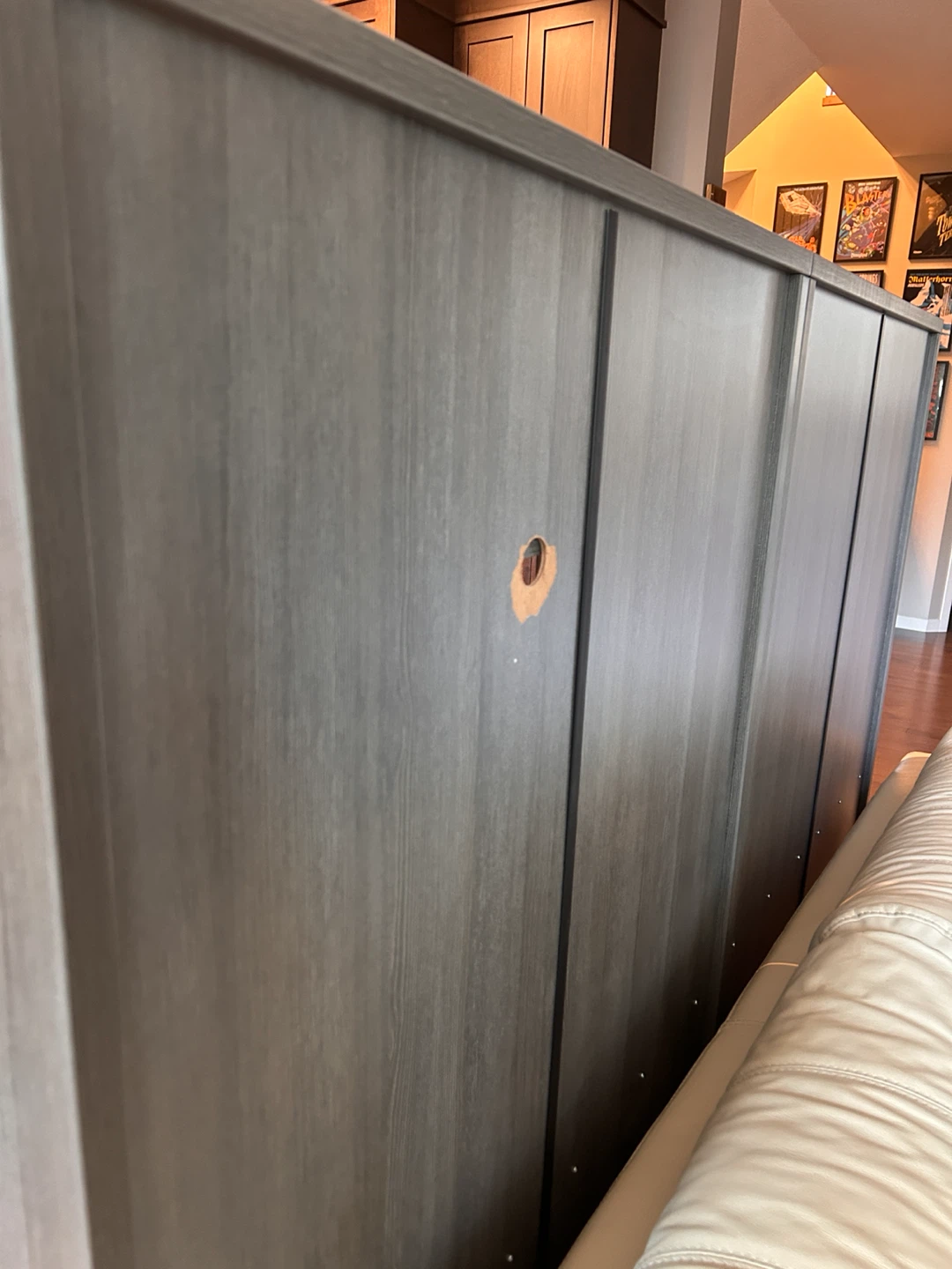 2 Grey Wood Laminate Bookcases - photo 4