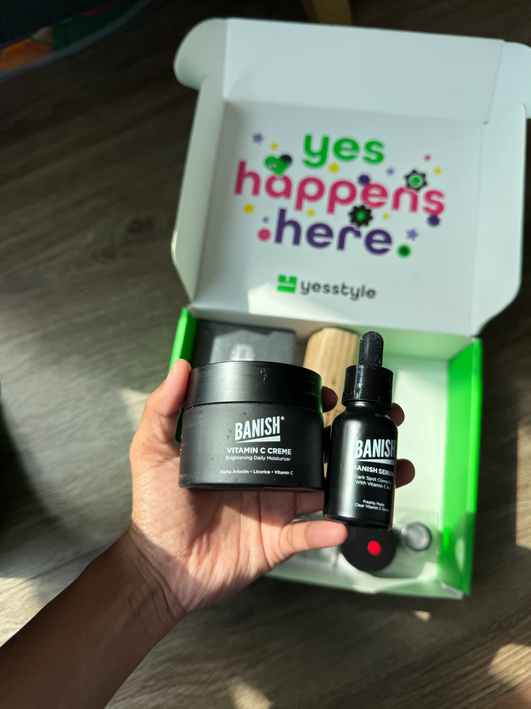 Banish skincare- dark spots correction
