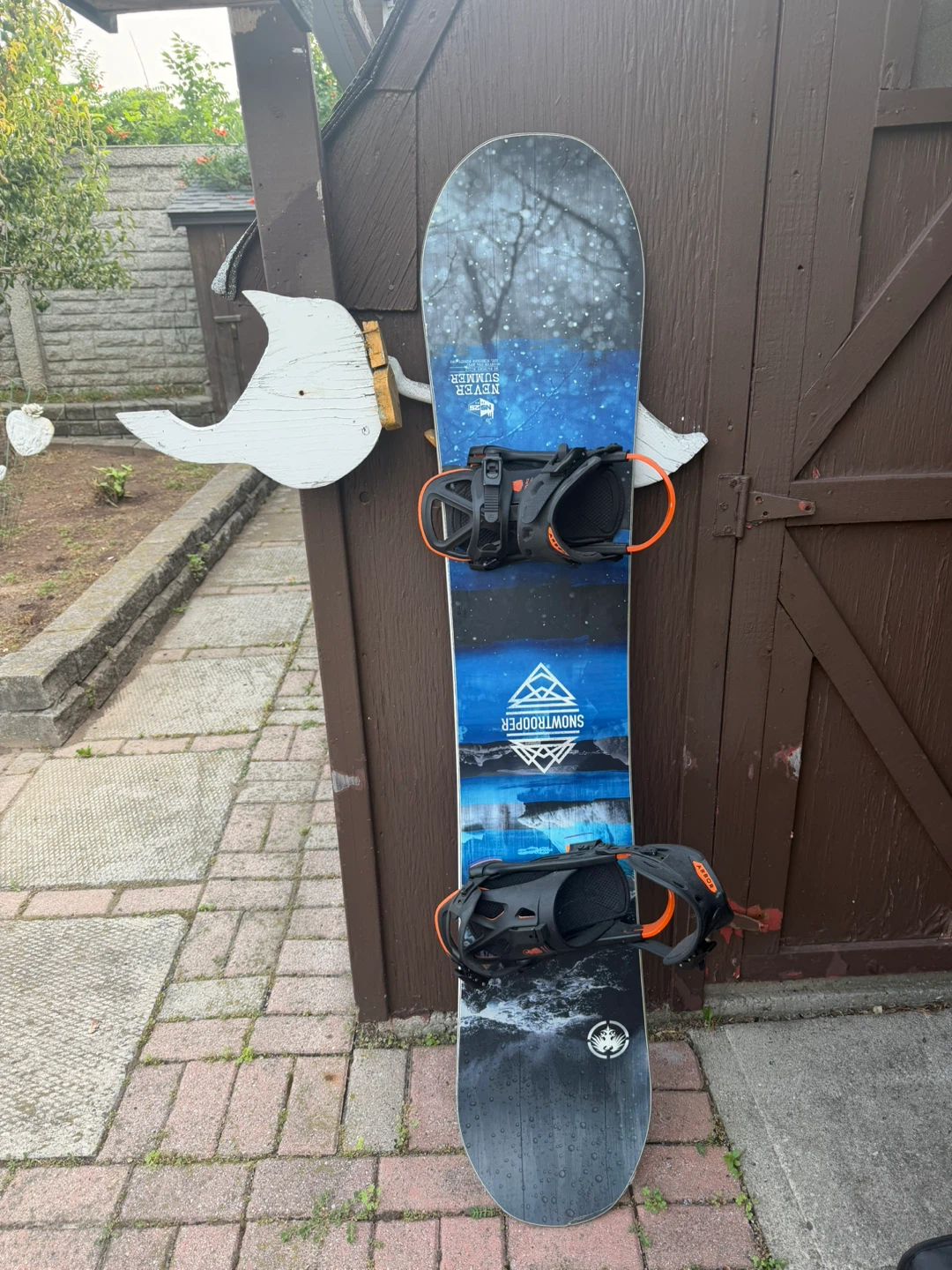 Snowboard with Bindings