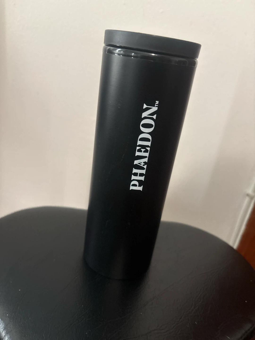 Phaedon Black Travel Mug