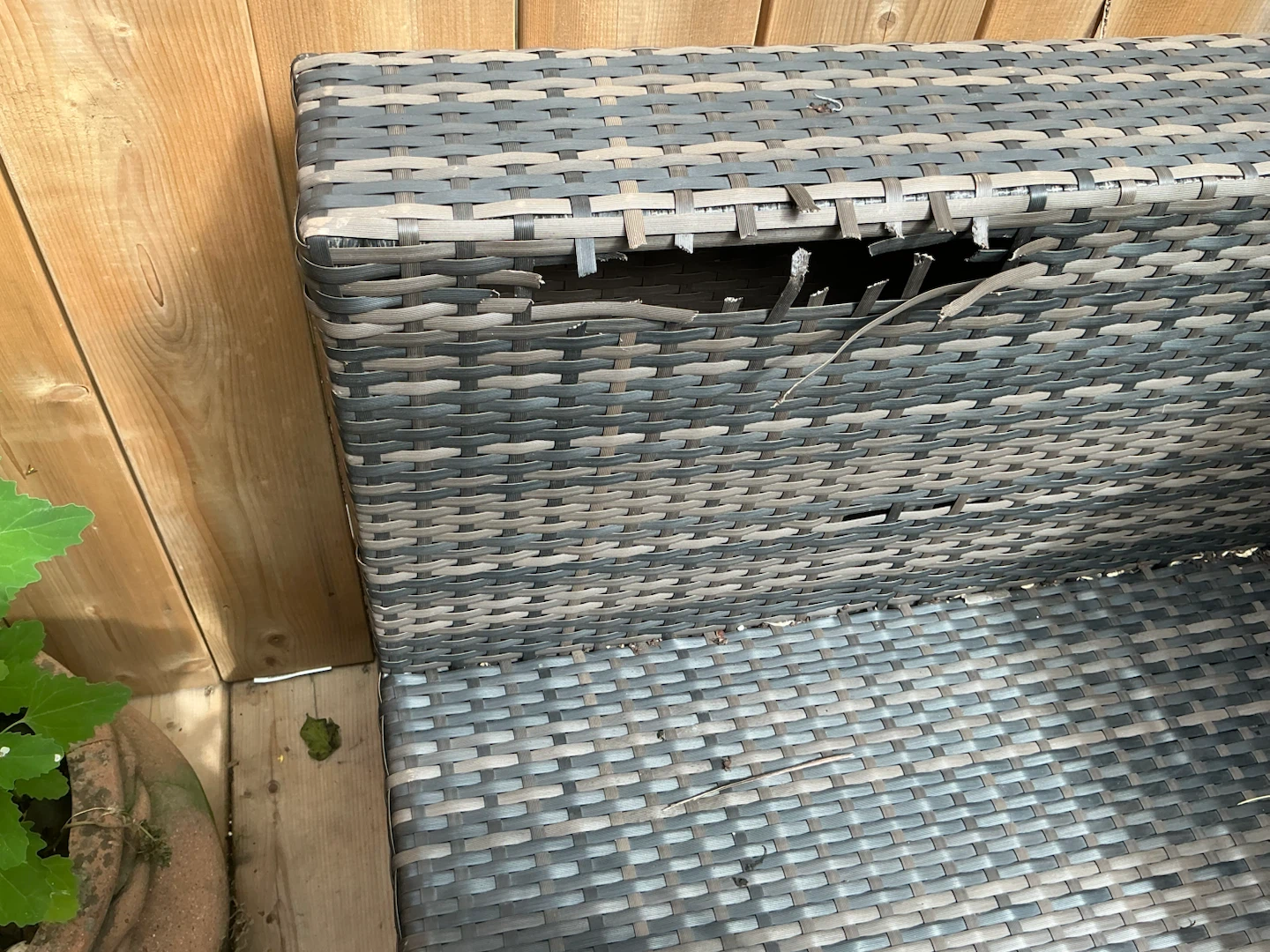 Sectional Wicker Patio Sofa - photo 2