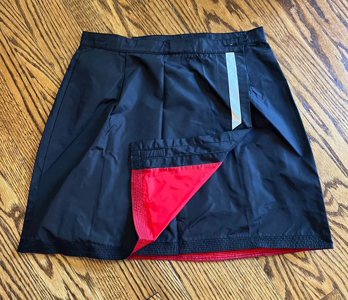 Versace Vintage Sport Black & Red Skirt - photo 2