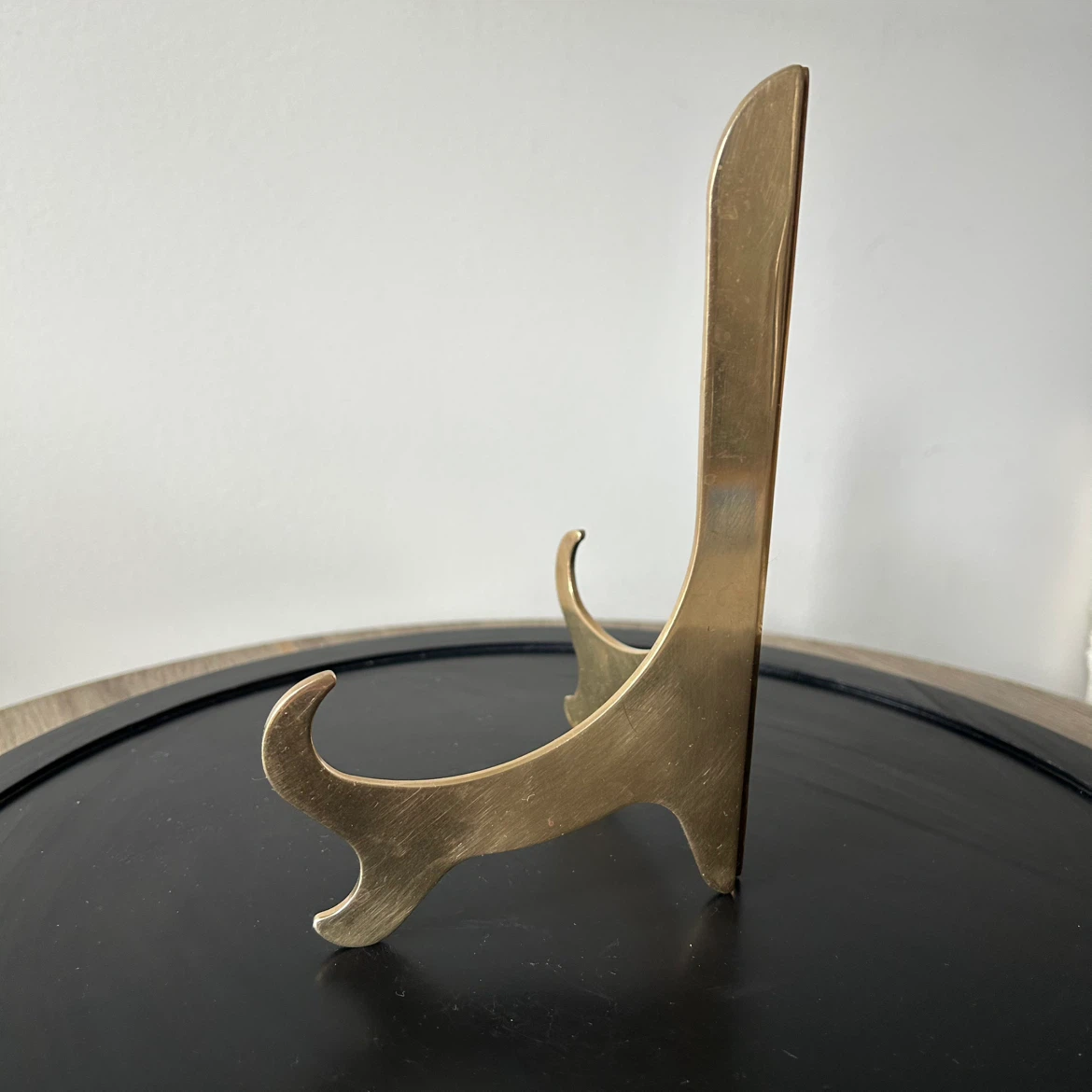 Vintage Solid Brass Folding Stand /  Easel (8” Tall) - photo 4